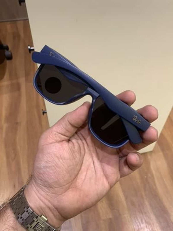 rayban 650 blue black