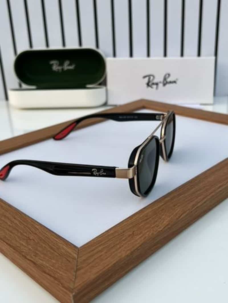rayban 3160 gold green Secondary image