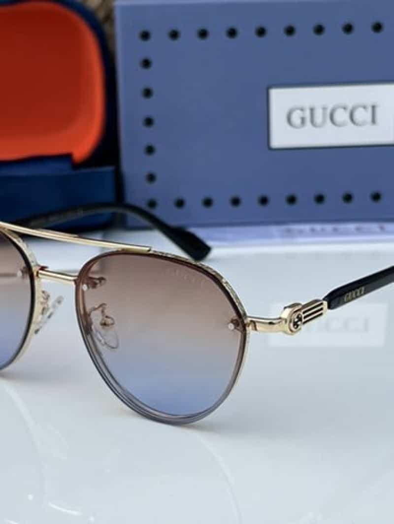 Gucci_797 gold brown blue