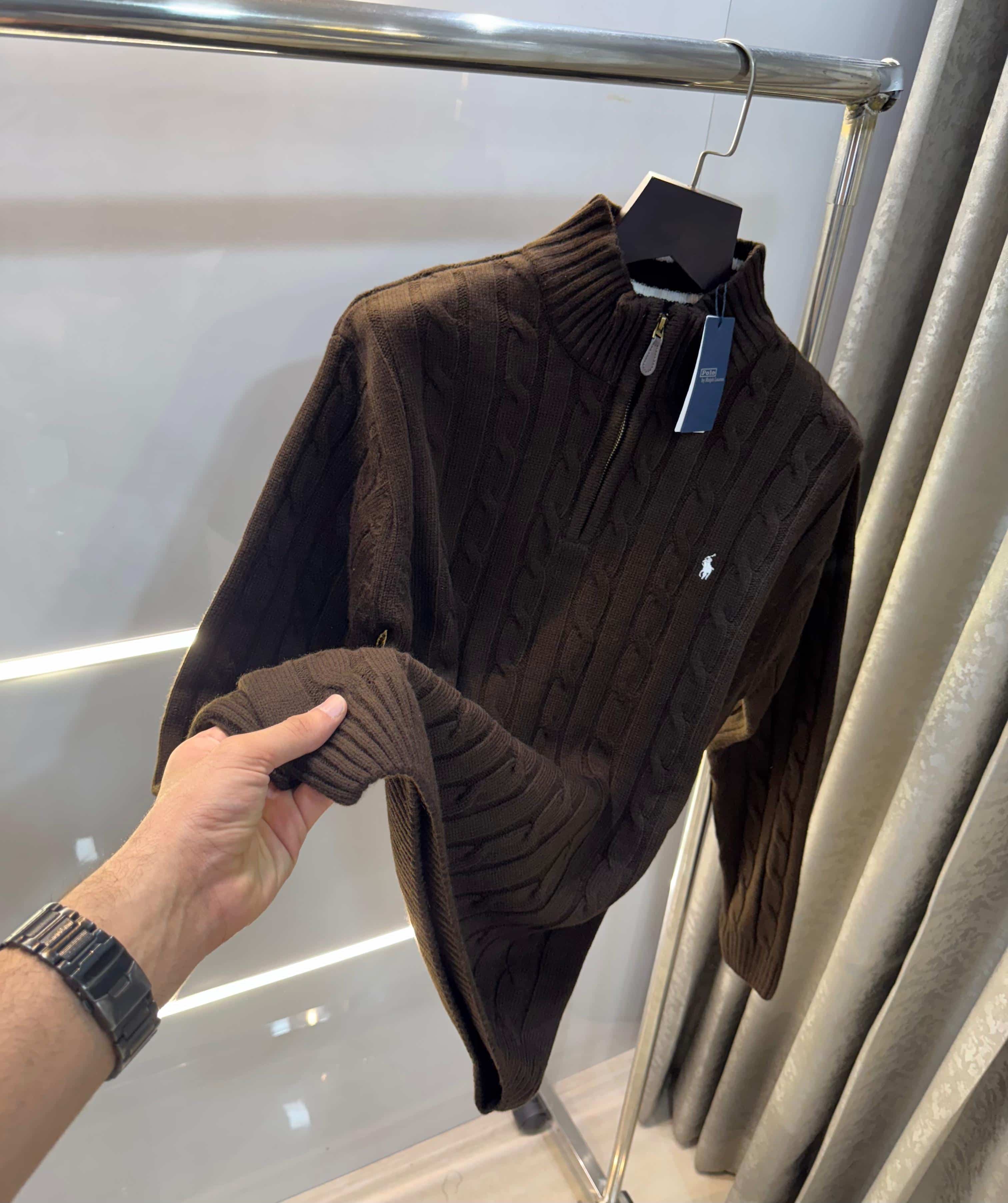 Ralph Laure n Brown Imported Knitted Pull Over