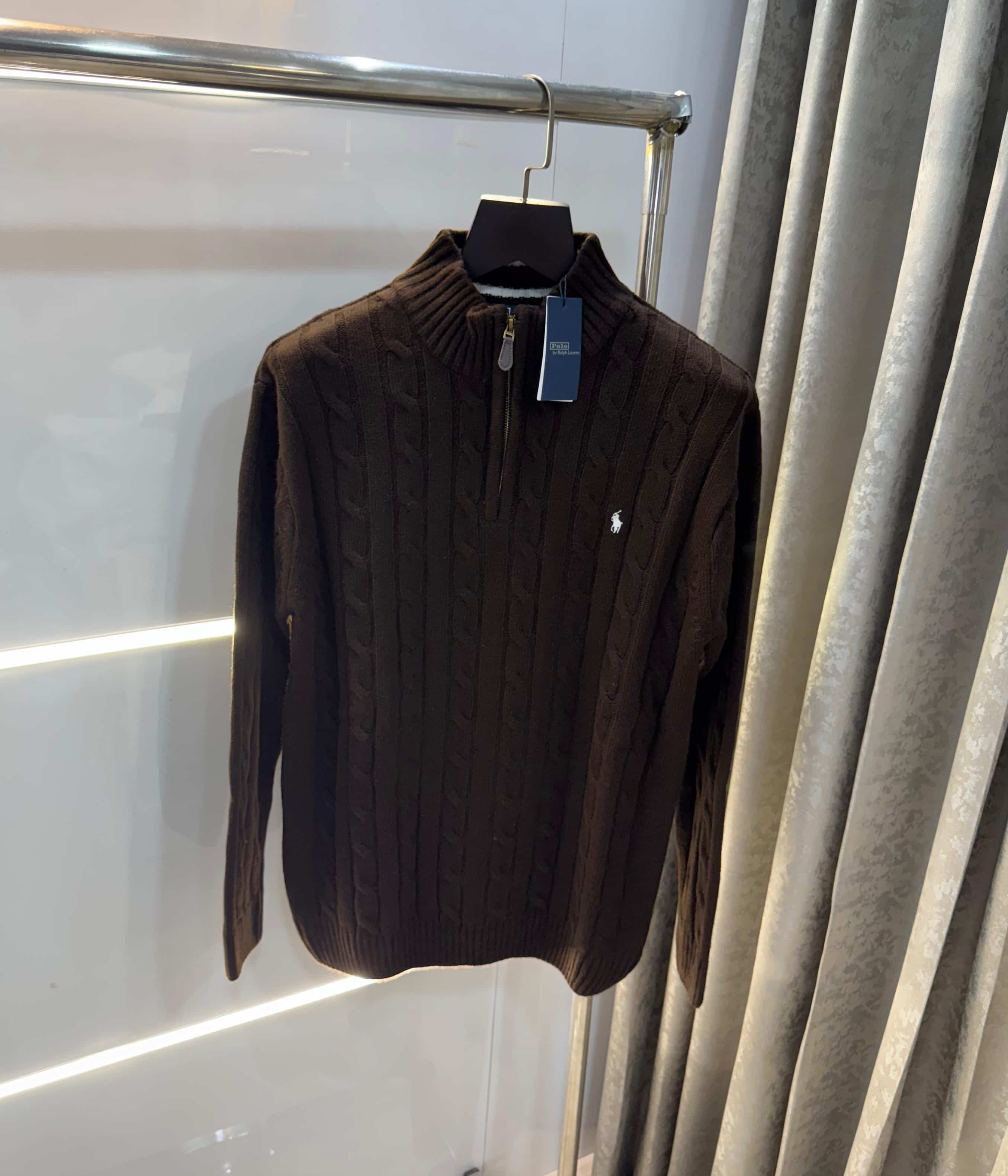 Ralph Laure n Brown Imported Knitted Pull Over