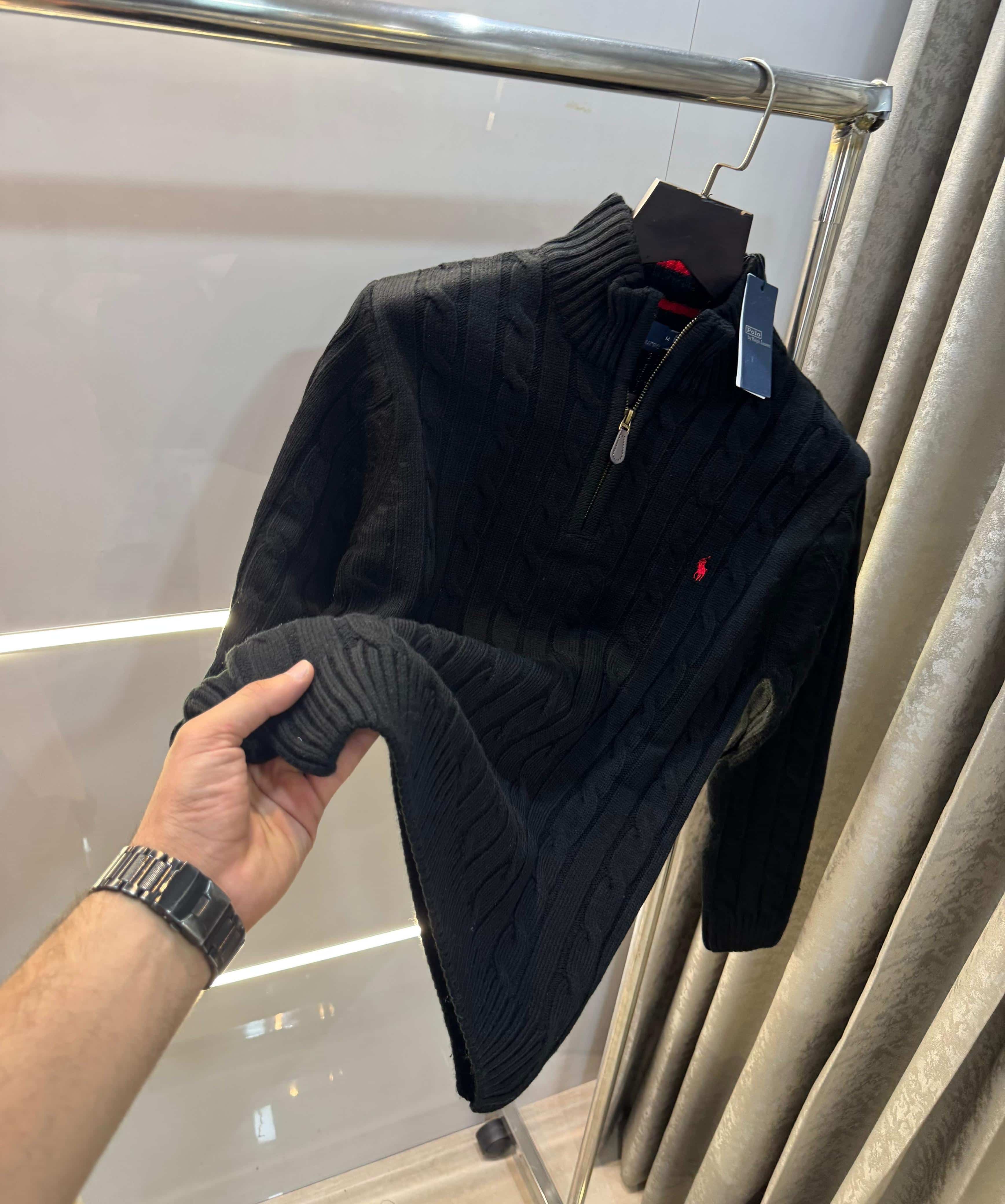Ralph Laure n Black Imported Knitted Pull Over Main image