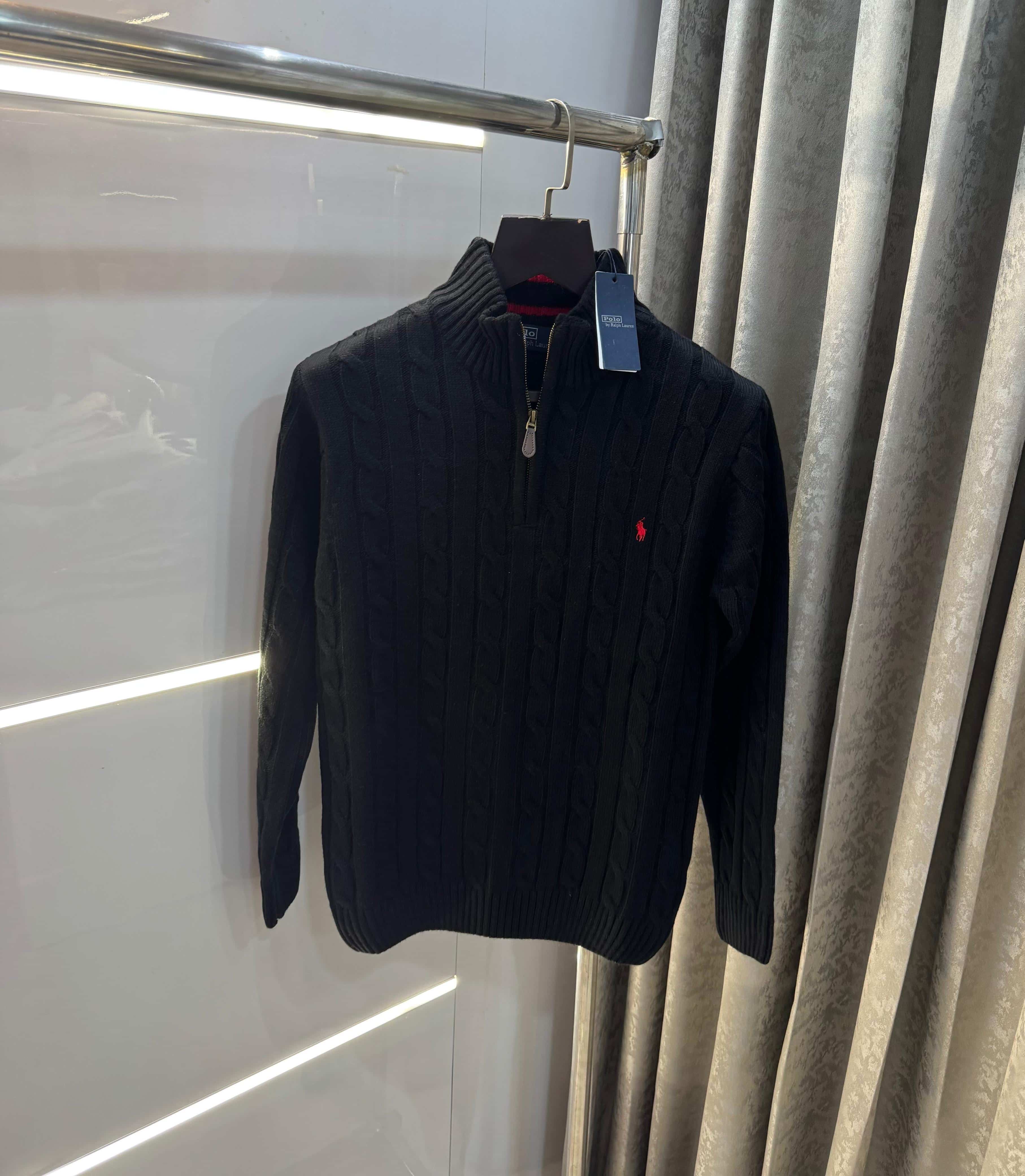 Ralph Laure n Black Imported Knitted Pull Over Secondary image