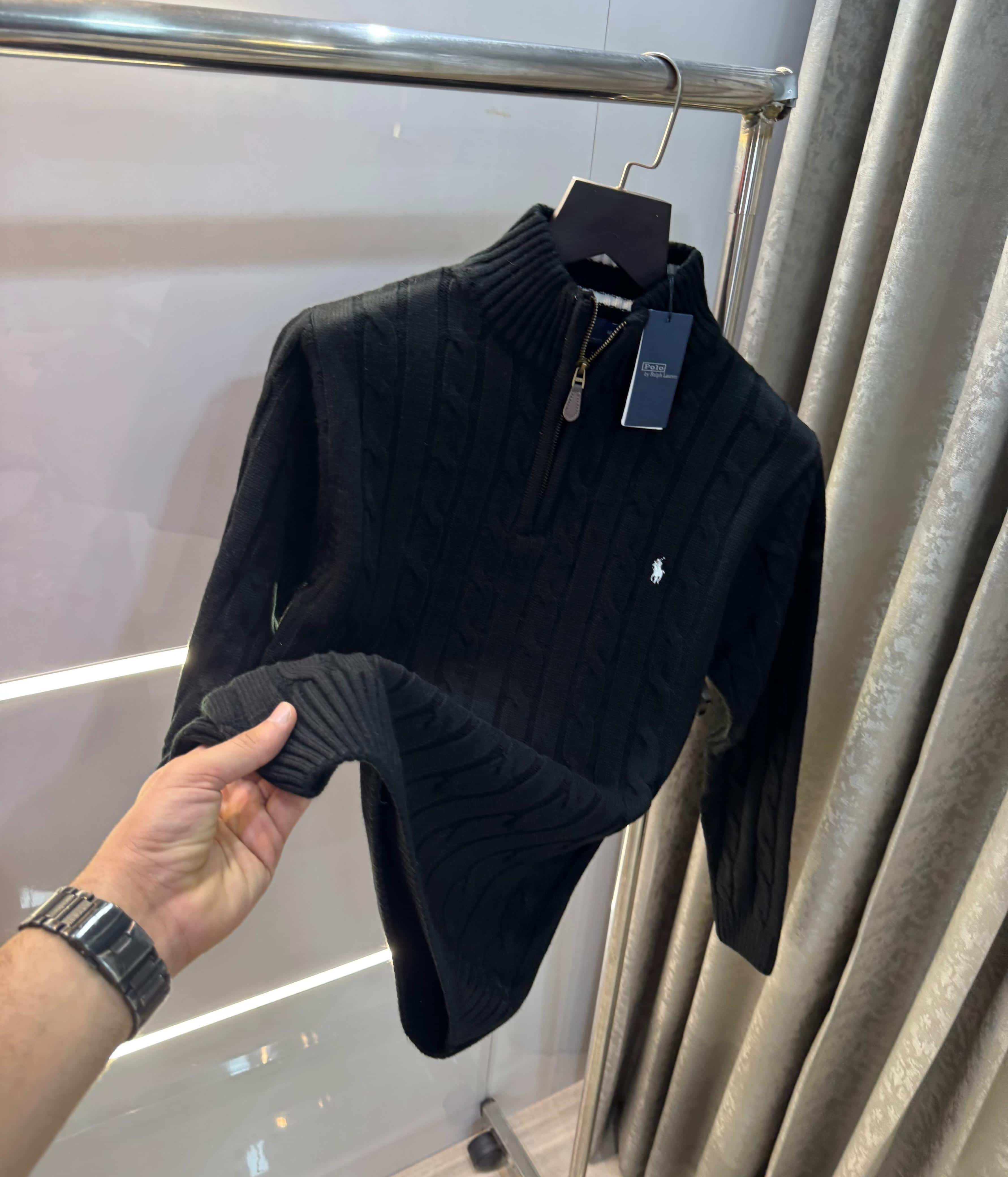 Ralph Laure n Black Imported Knitted Pull Over Main image