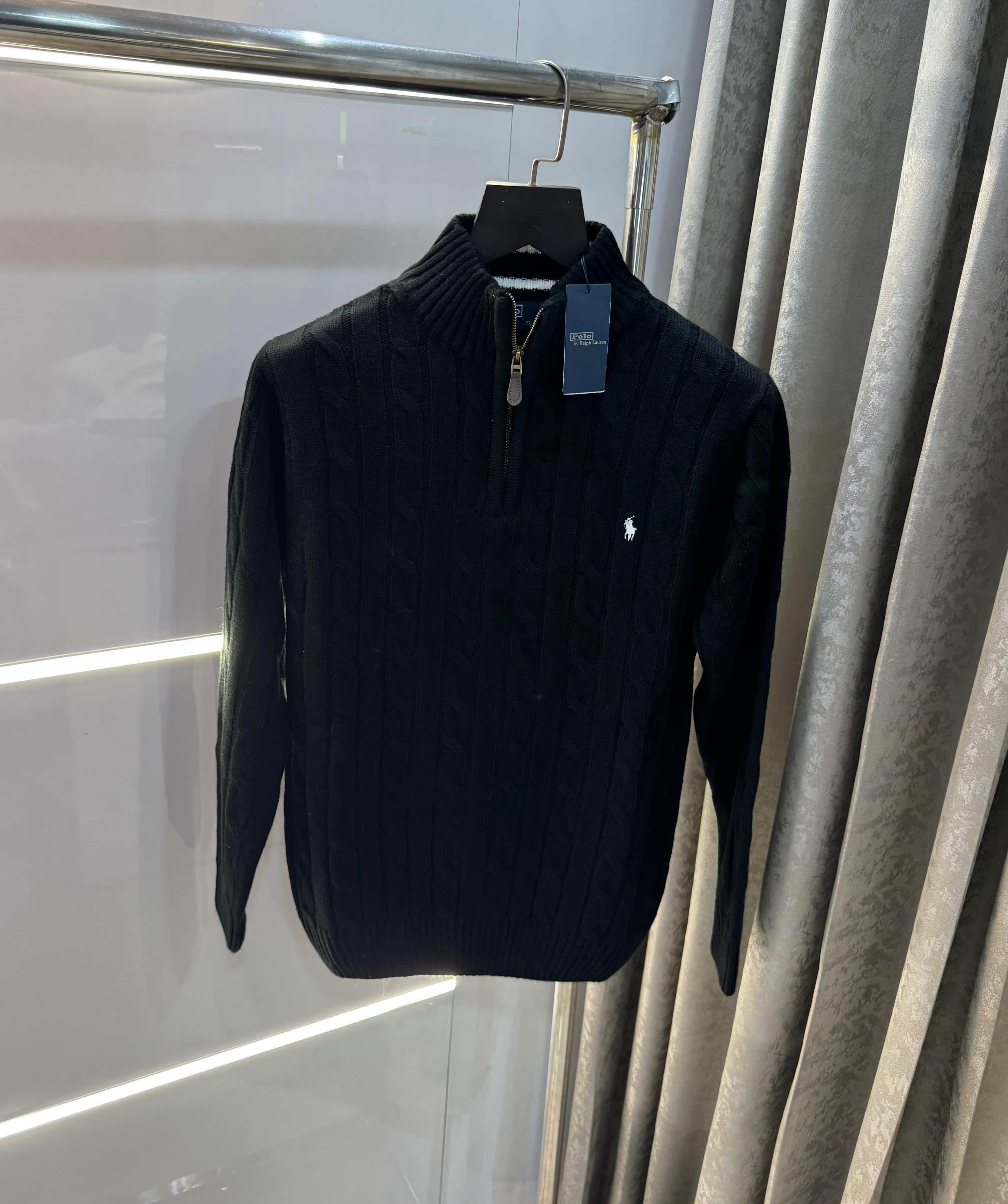 Ralph Laure n Black Imported Knitted Pull Over Secondary image