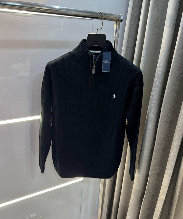 Ralph Laure n Black Imported Knitted Pull Over