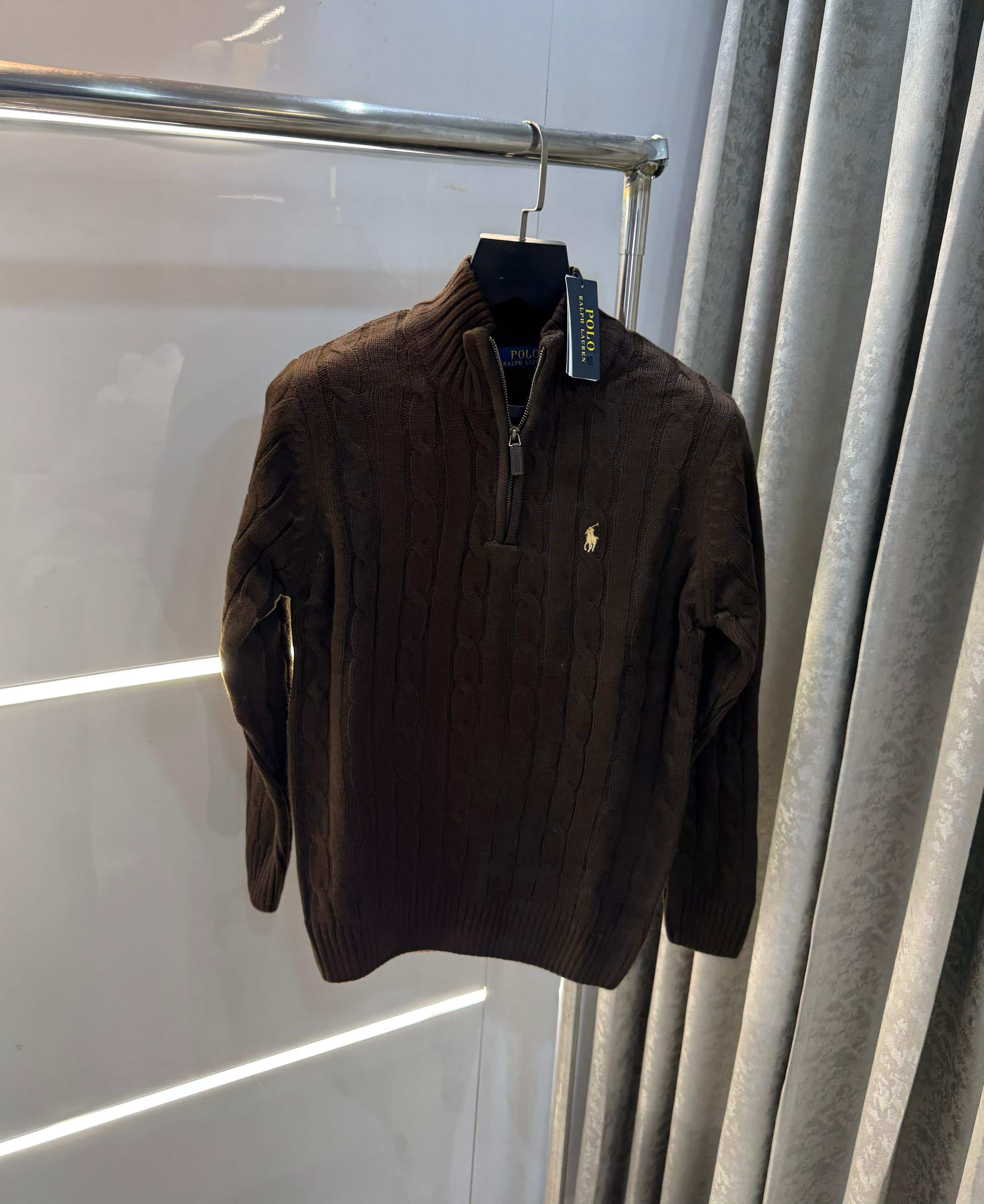Ralph Laure n Brown Imported Knitted Pull Over Secondary image