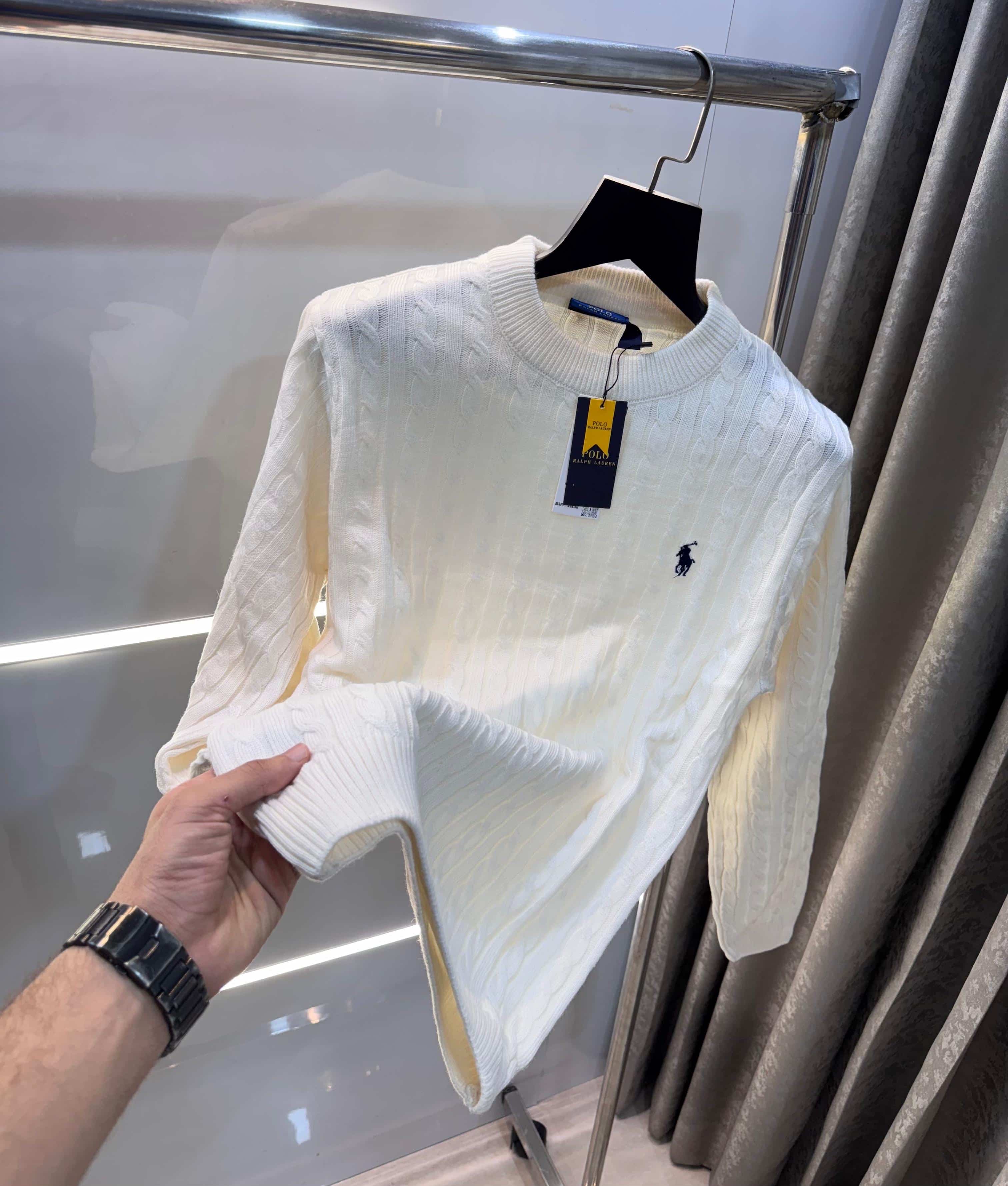 Ralph Laure n White Imported Knitted Pull Over Main image