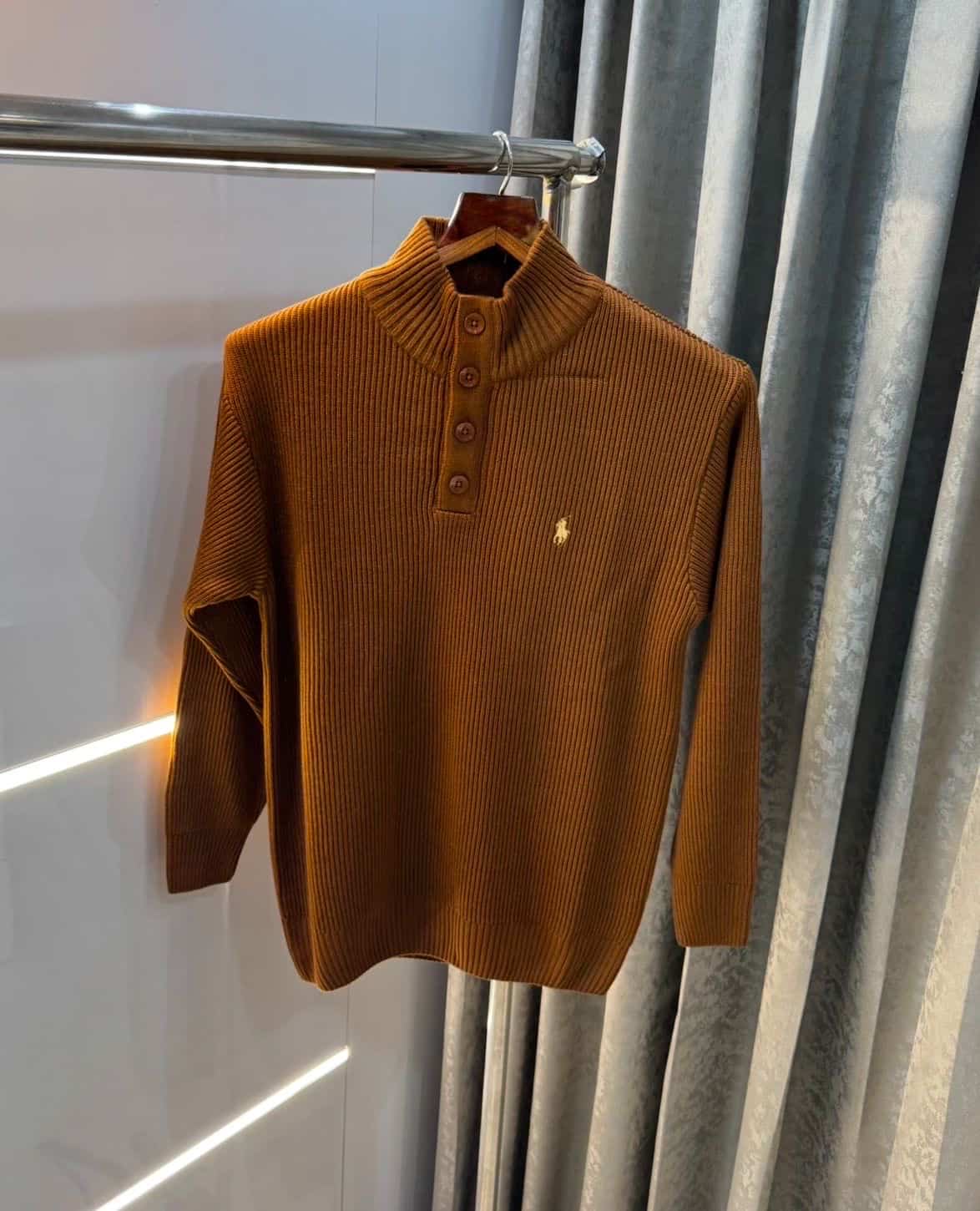 Ralph Laure n Tan Imported Knitted Pull Over Secondary image