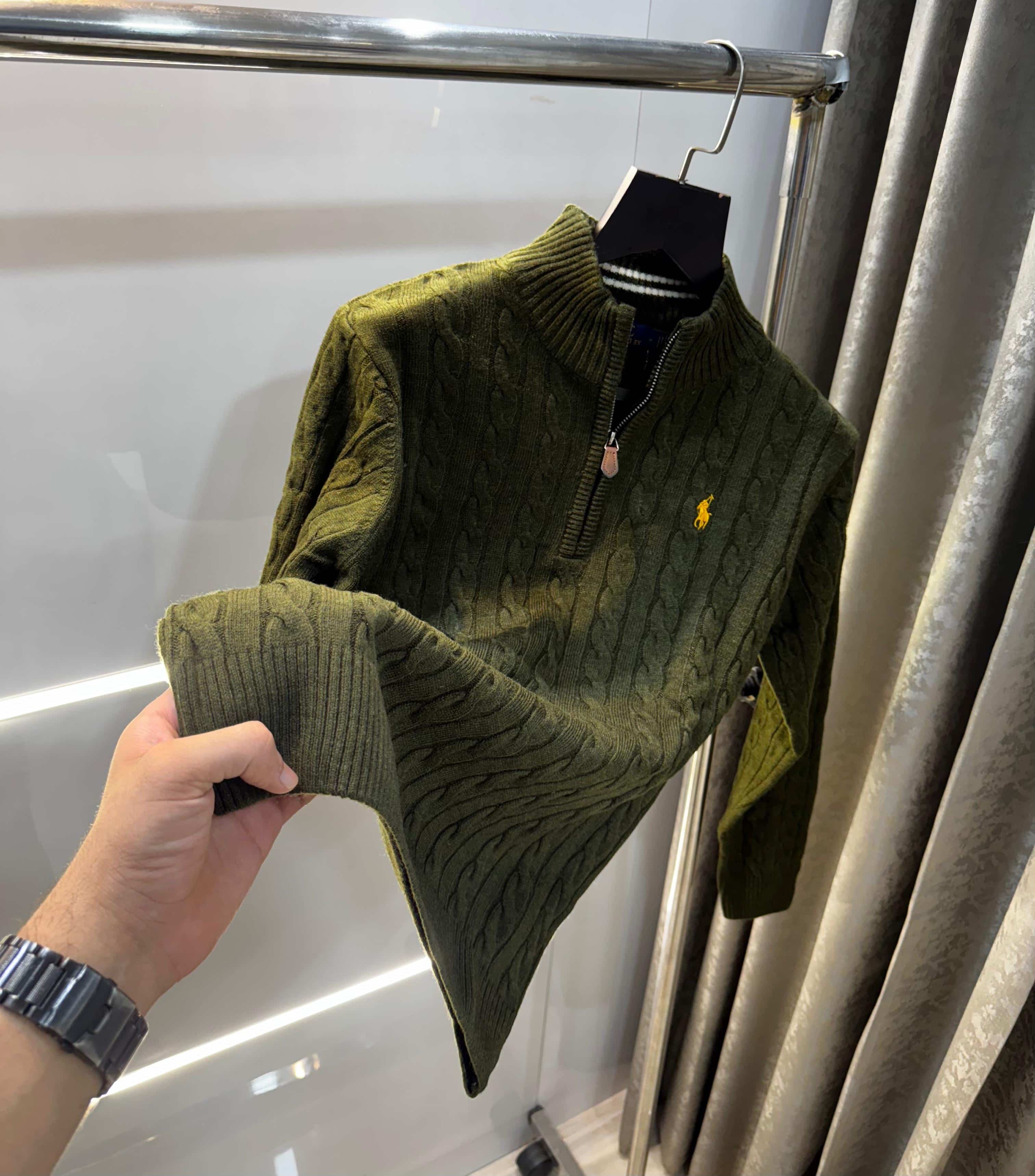 Ralph Laure n Olive Imported Knitted Pull Over Main image
