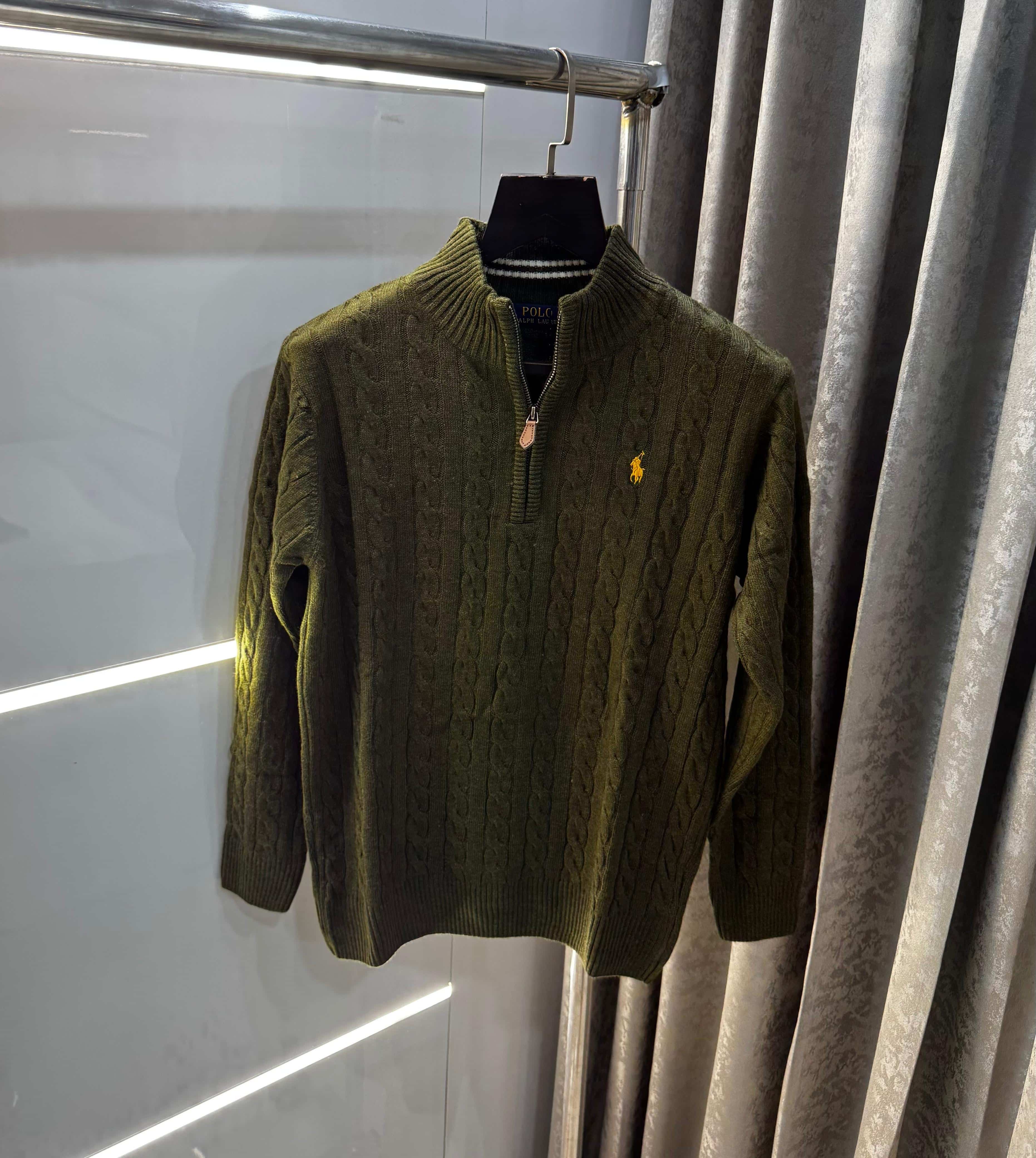Ralph Laure n Olive Imported Knitted Pull Over Secondary image