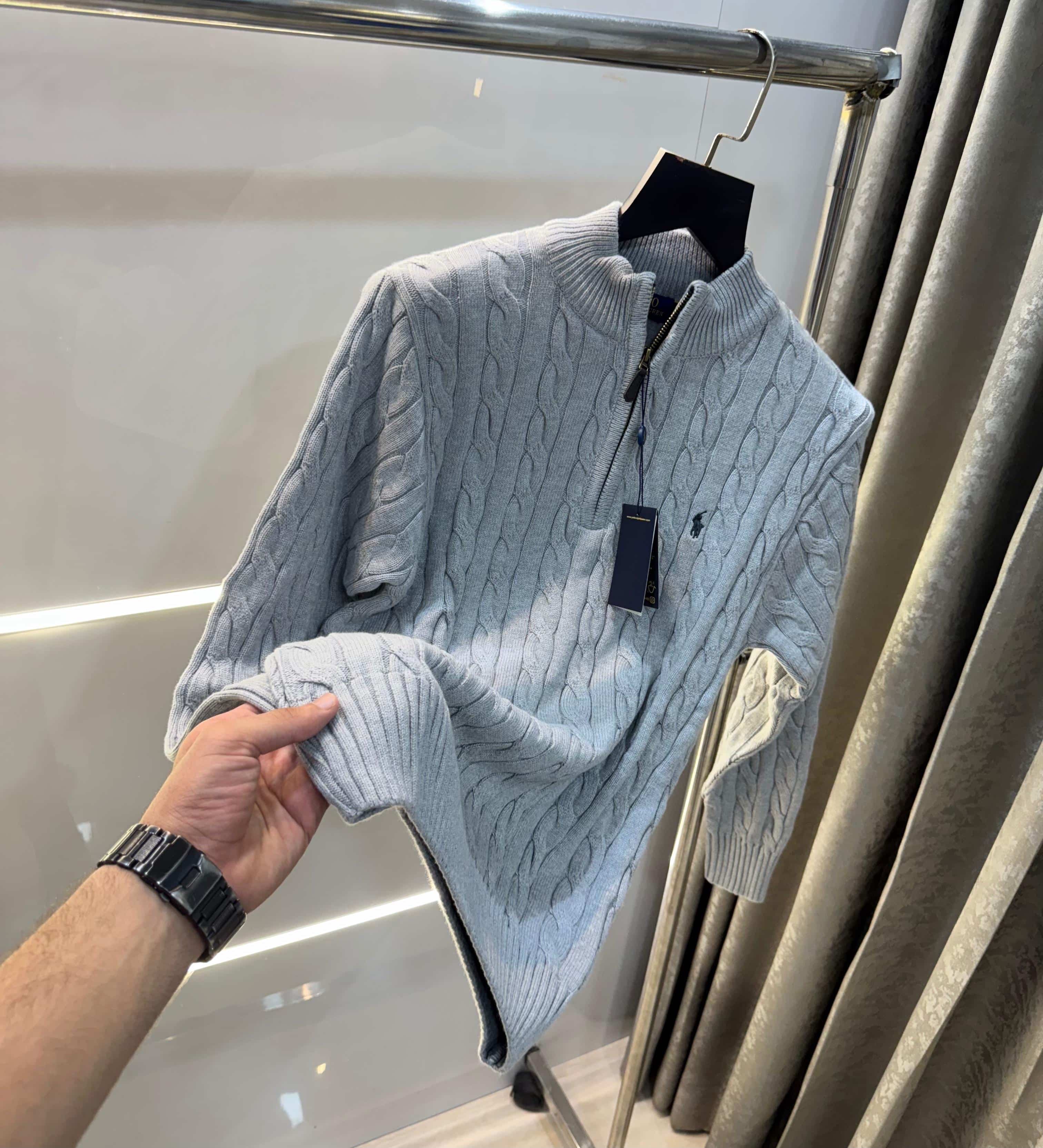 Ralph Laure n Grey Imported Knitted Pull Over Main image