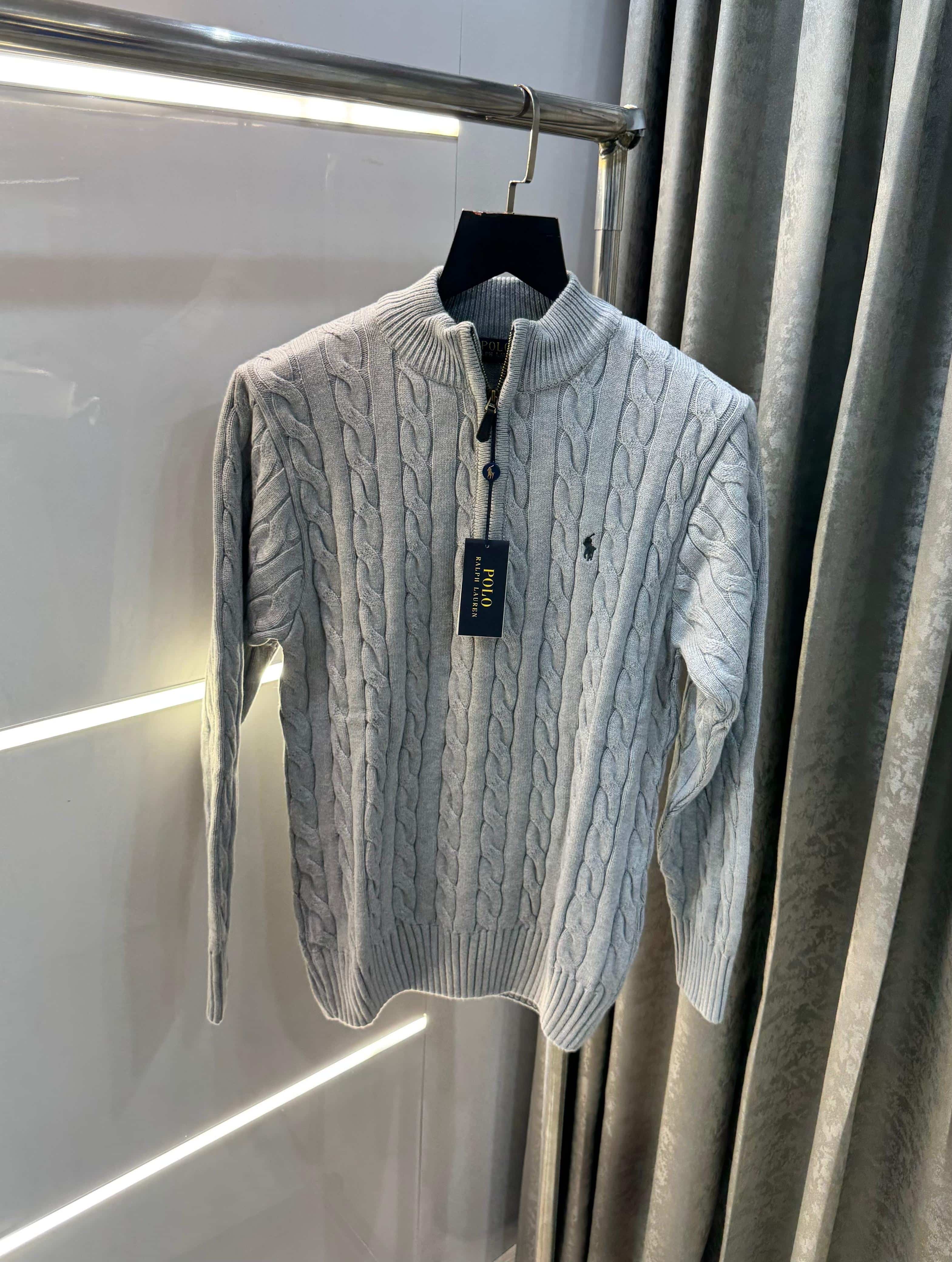 Ralph Laure n Grey Imported Knitted Pull Over Secondary image