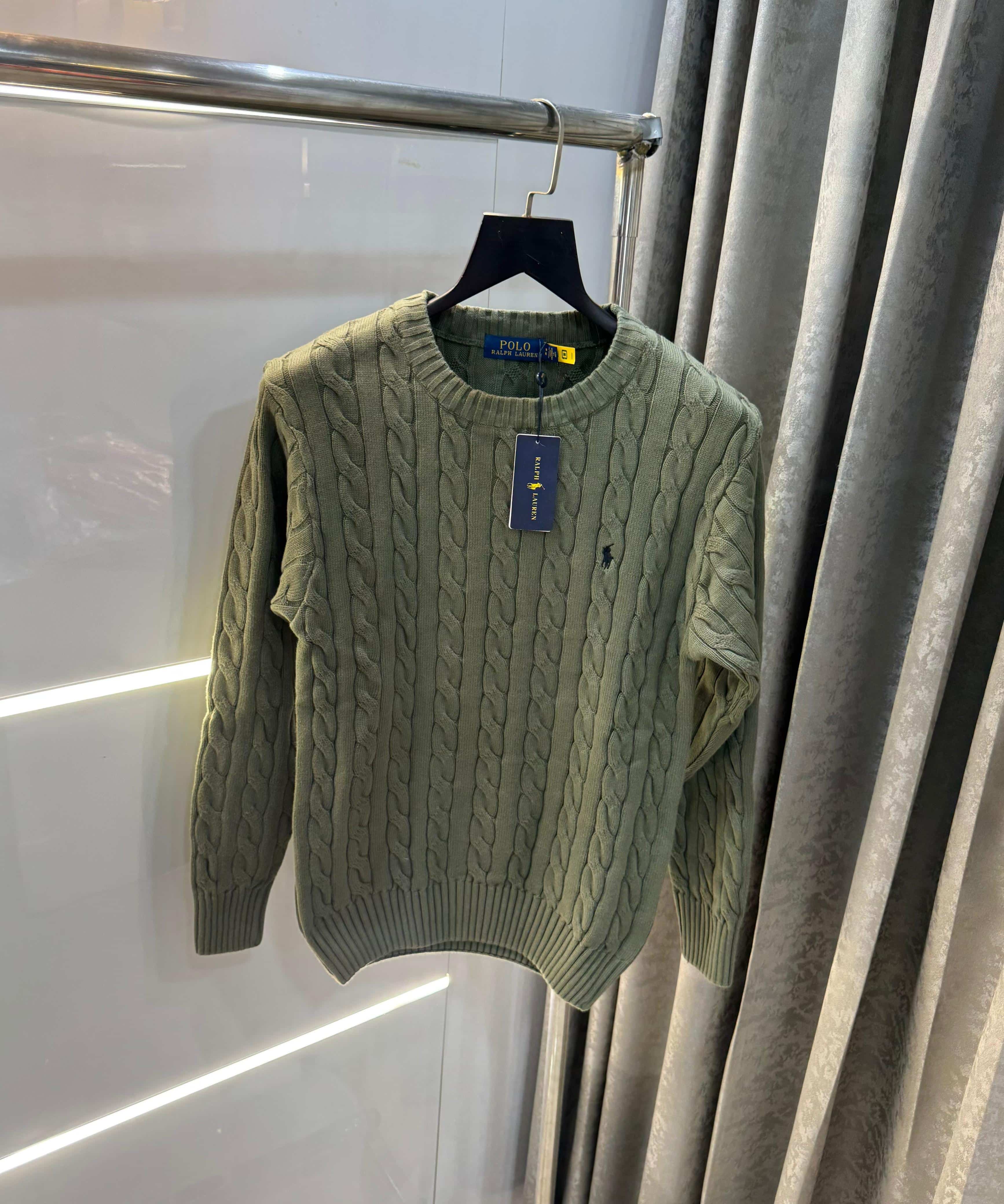 Ralph Laure n green  Imported Knitted Pull Over Main image