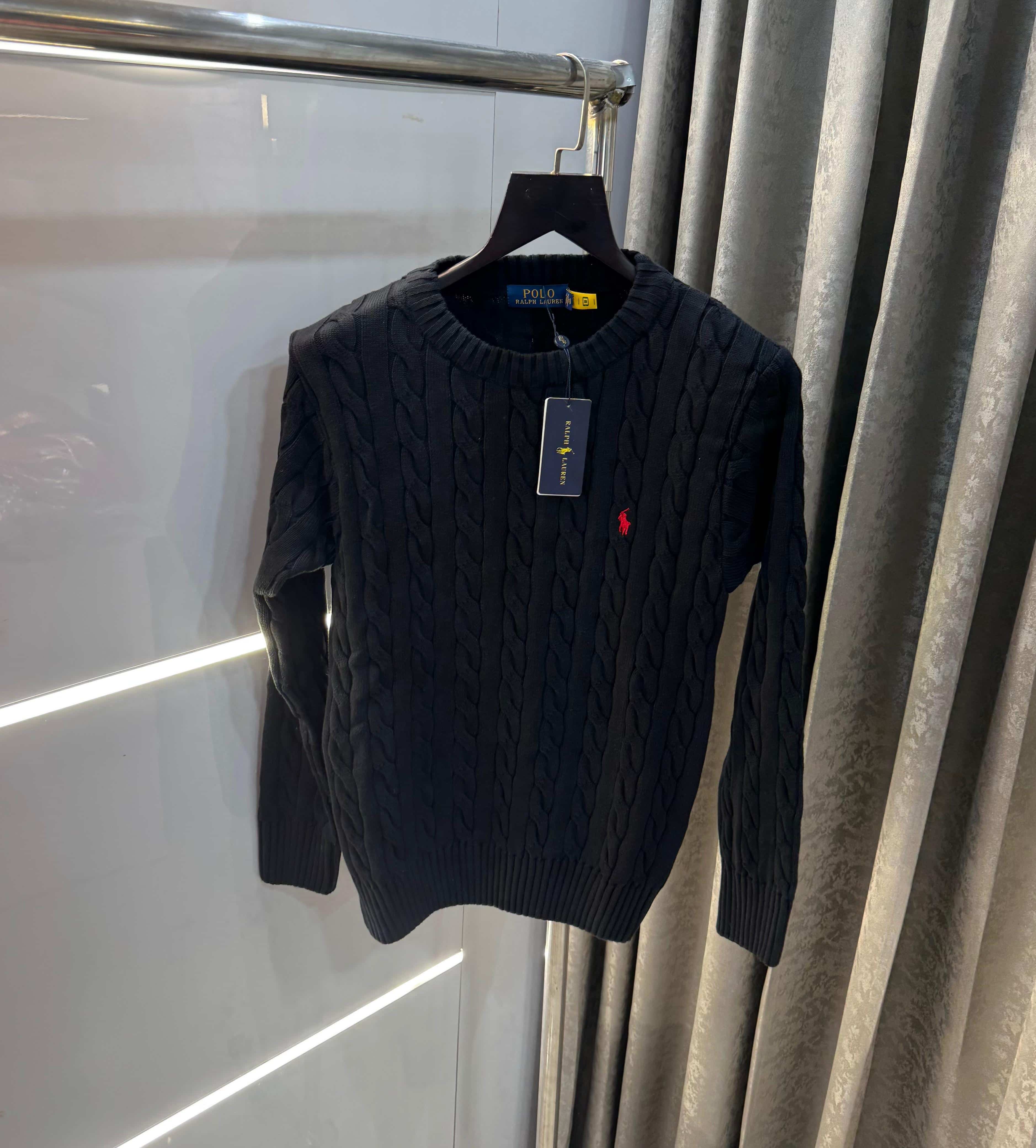 Ralph Laure n Black Imported Knitted Pull Over