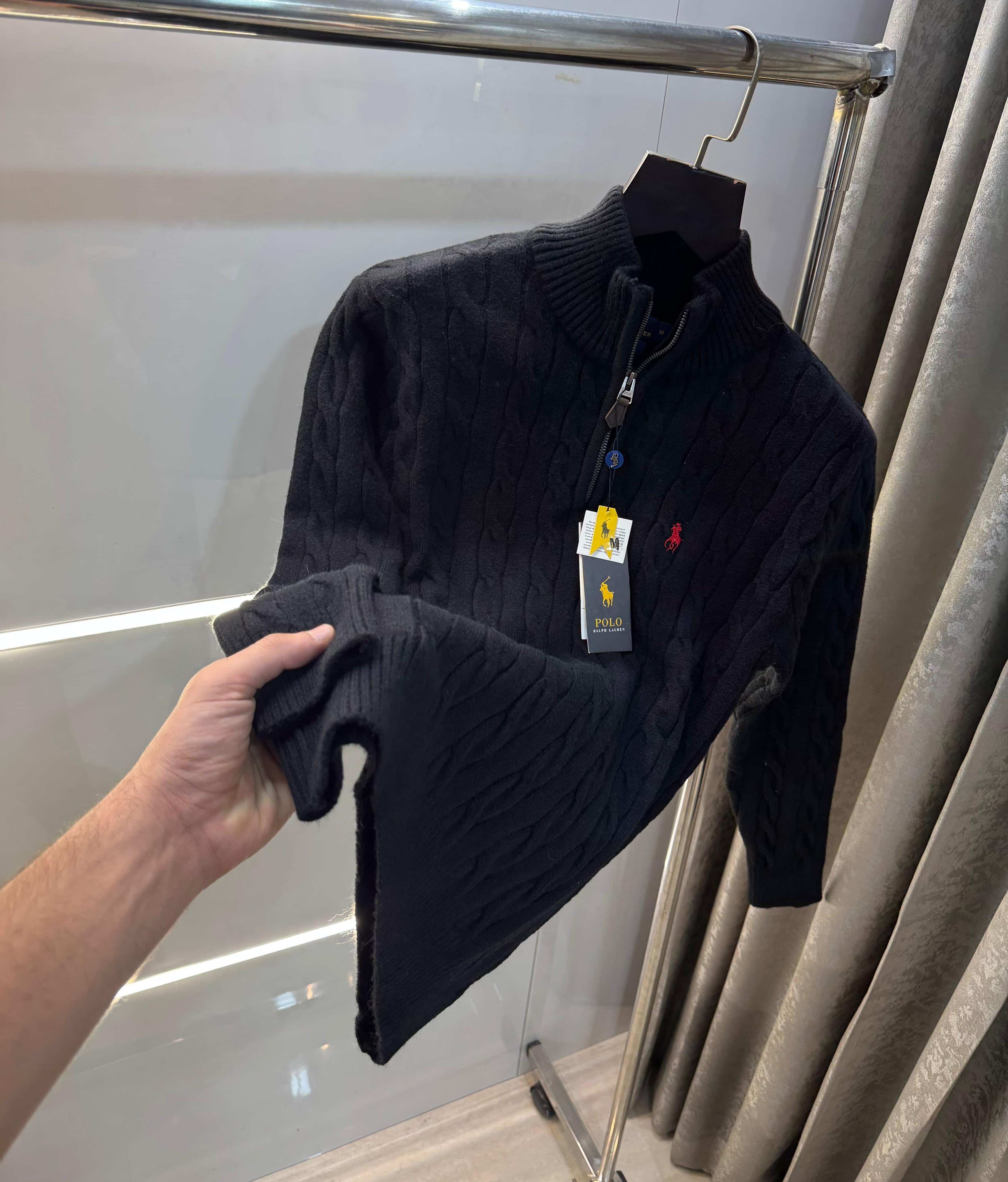 Ralph Laure n black Imported Knitted Pull Over Main image