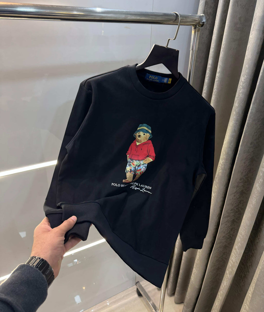 Ralph Laure n Black Print Premium Sweatshirt