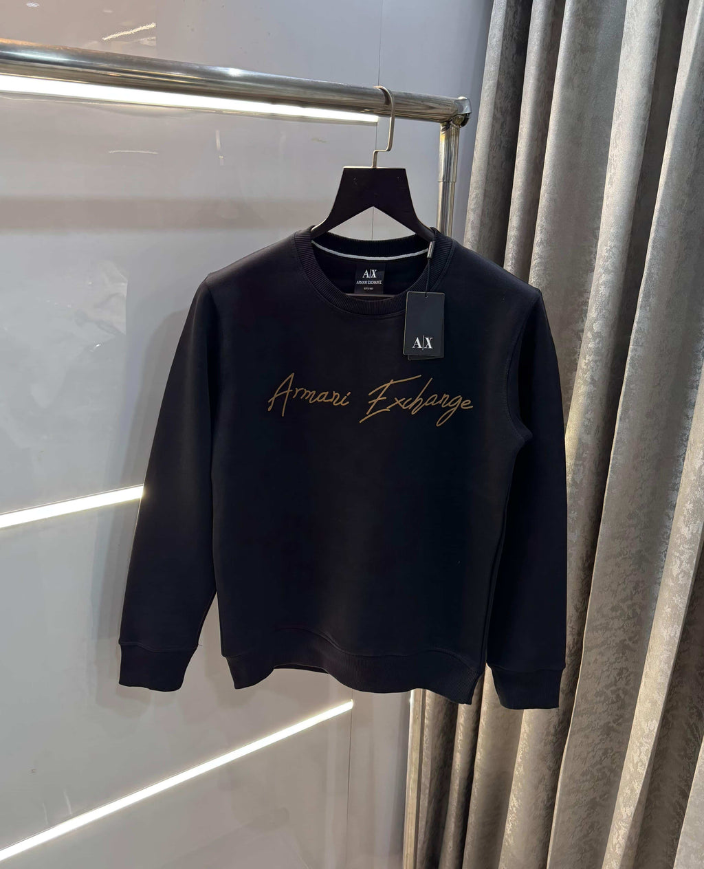 Arman i E-Xchange Black Logo Print Premium Sweatshirt