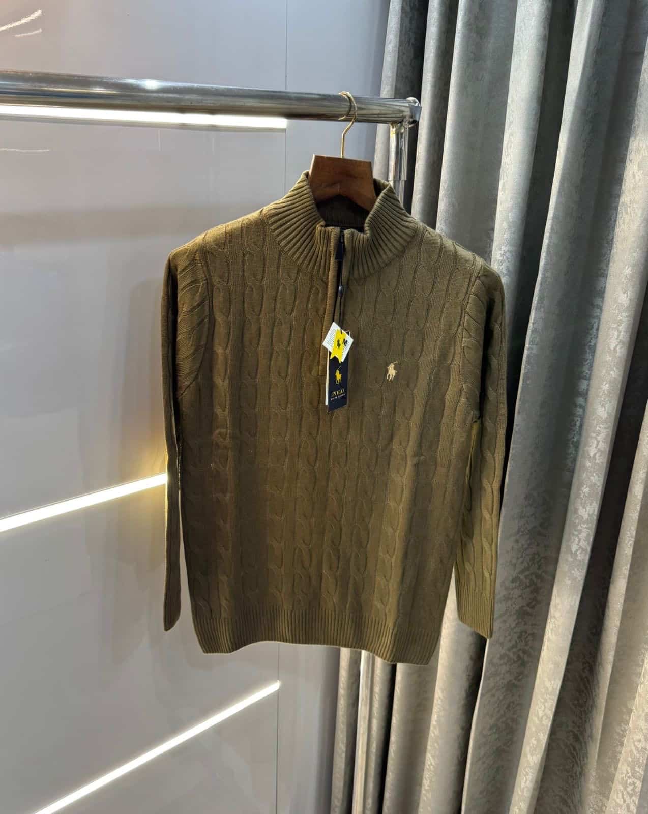 Ralph Laure n Beige elbow  Print Premium Sweatshirt