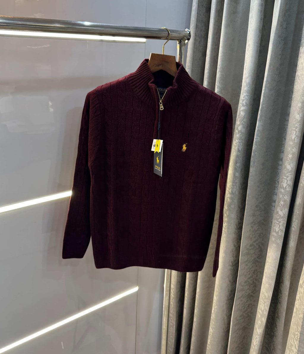Ralph Laure n wine  elbow  Print Premium Sweatshirt