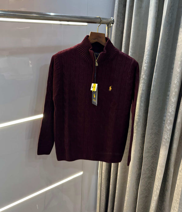 Ralph Laure n wine  elbow  Print Premium Sweatshirt
