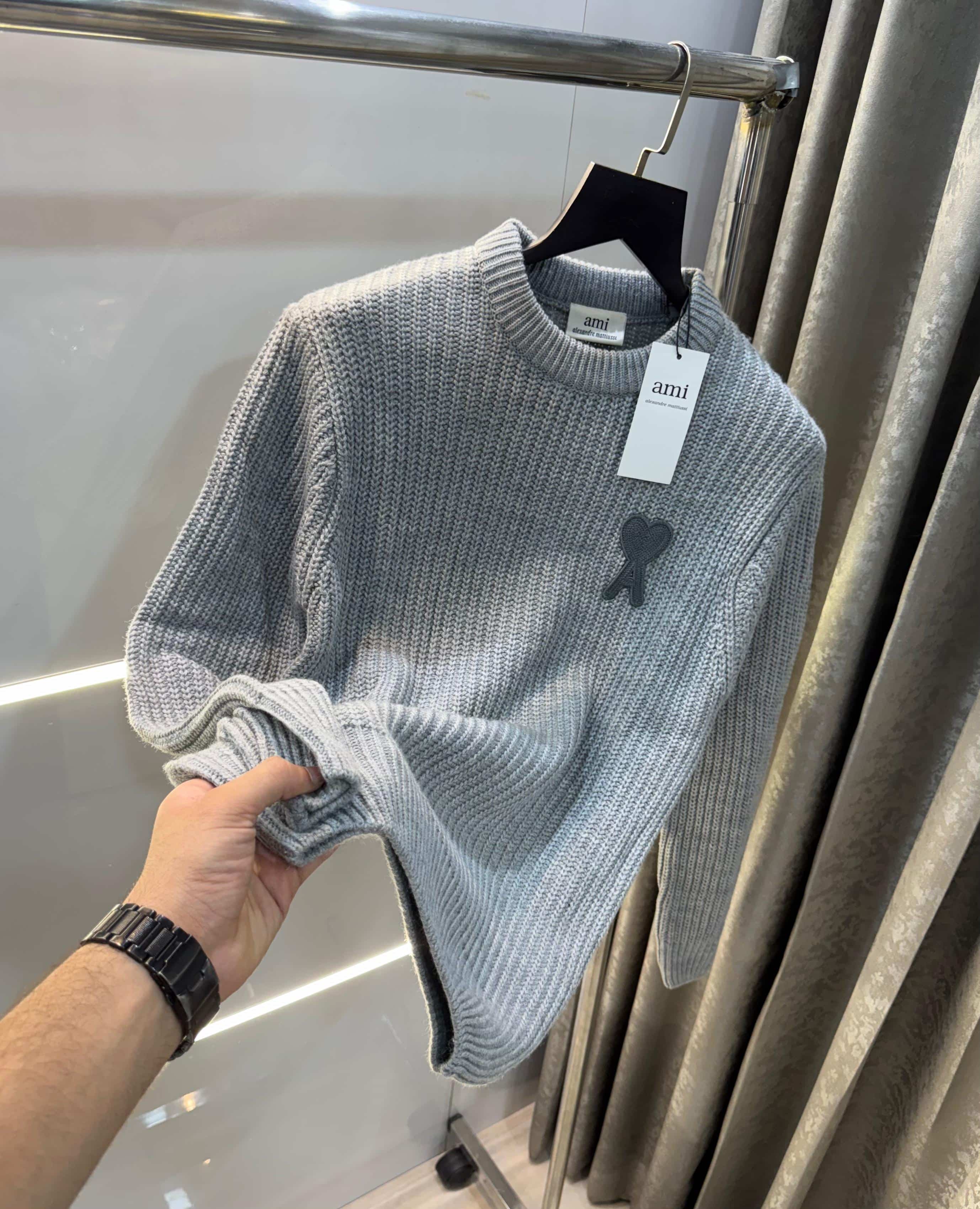 Ami Grey Premium Imported Sweatshirt Main image