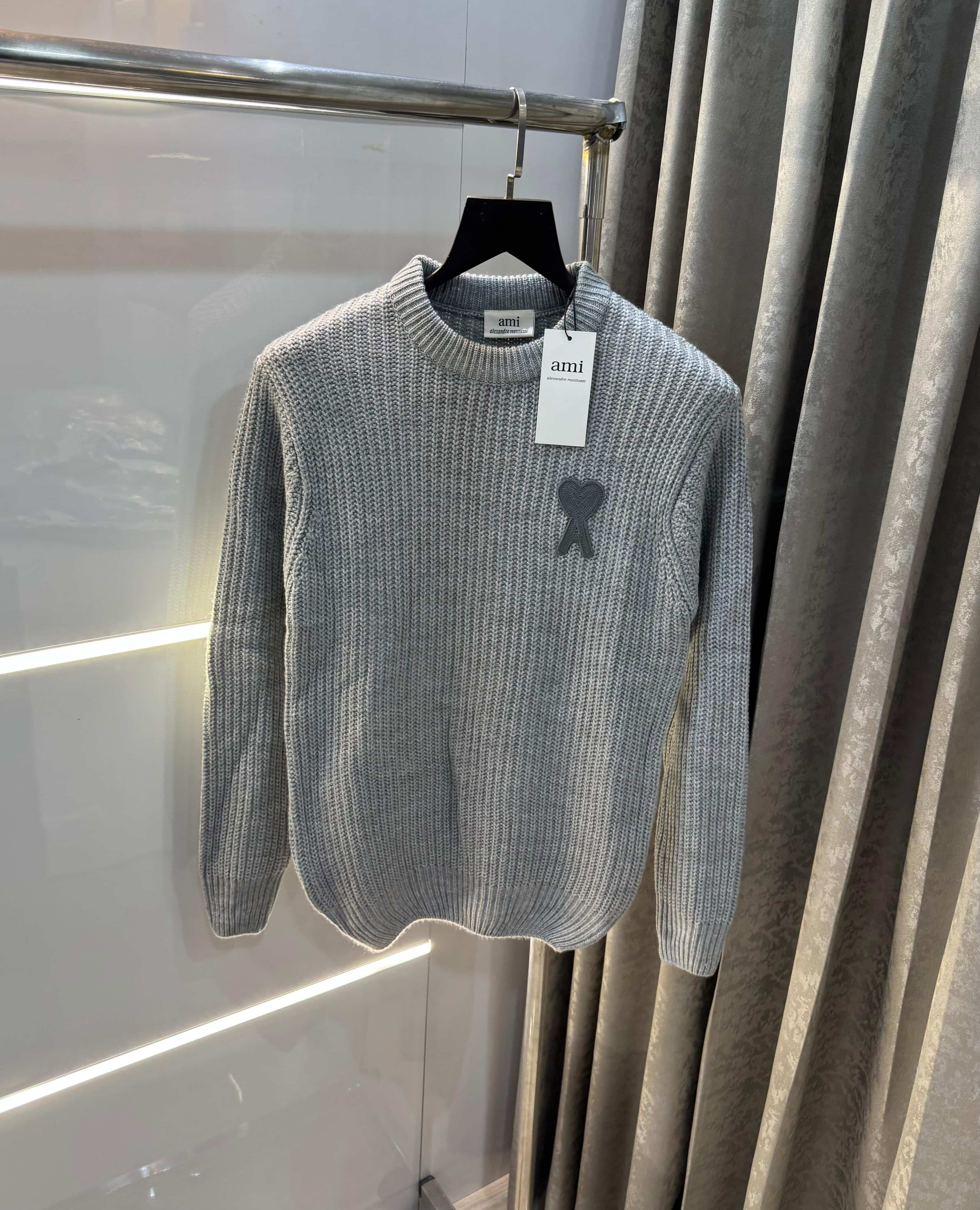 Ami Grey Premium Imported Sweatshirt Secondary image