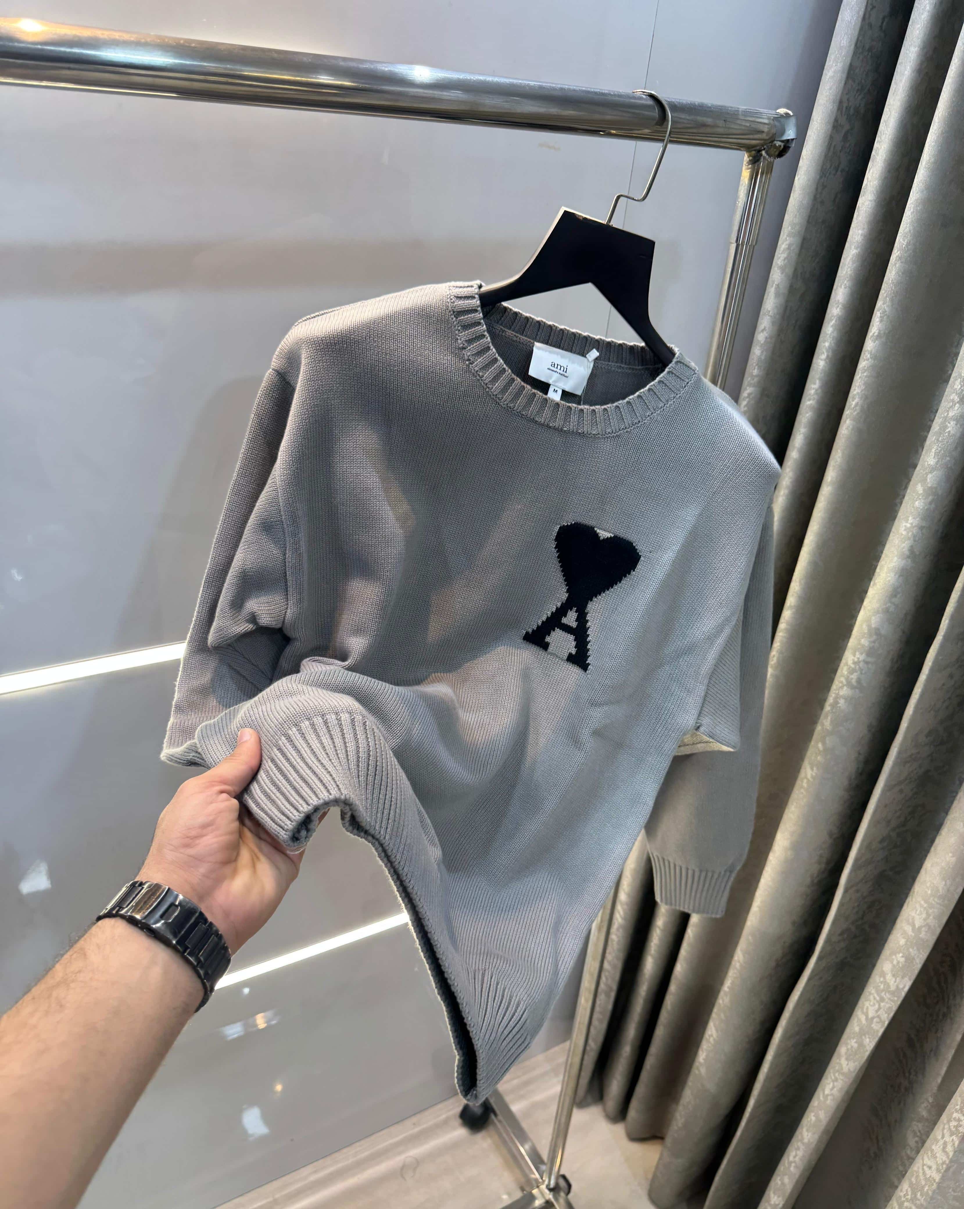 Ami Grey Premium Imported Sweatshirt Main image