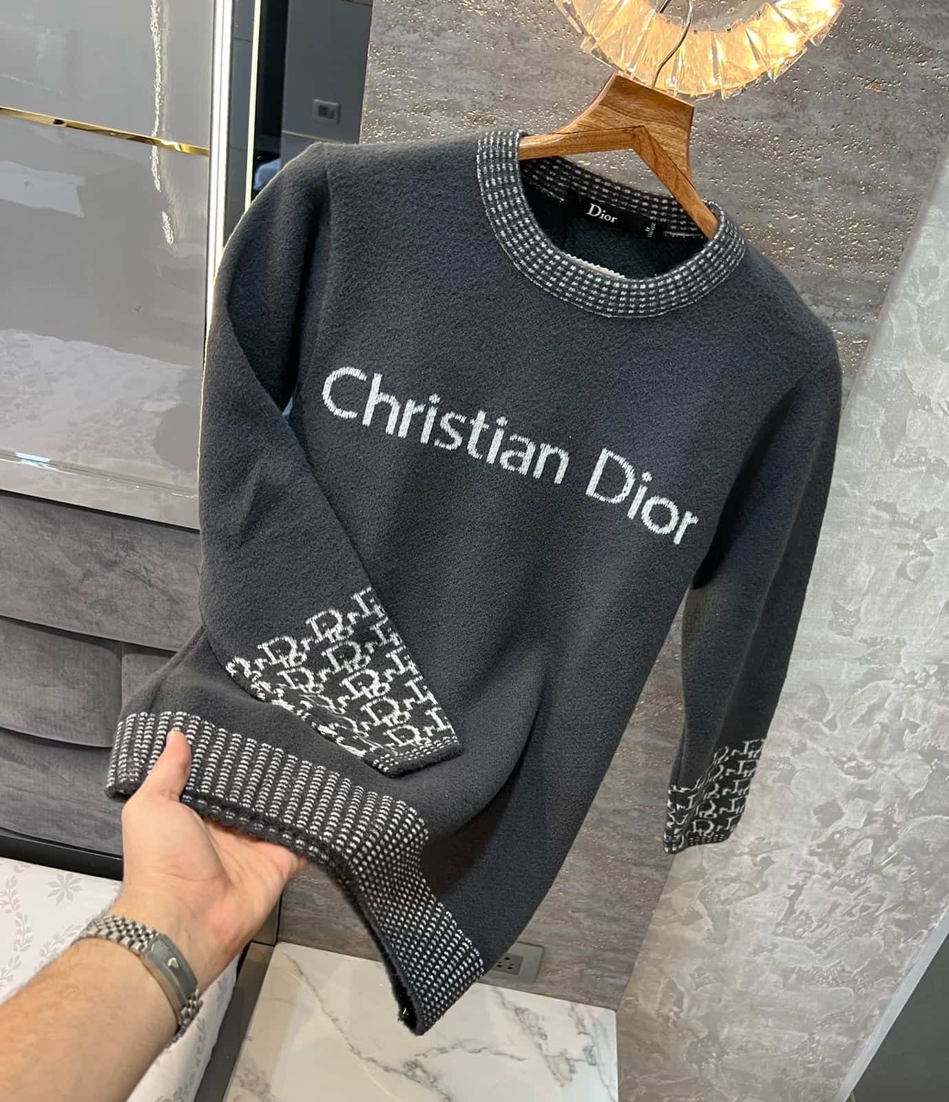 Christian Dio r Dark  Premium Imported Sweatshirt Main image