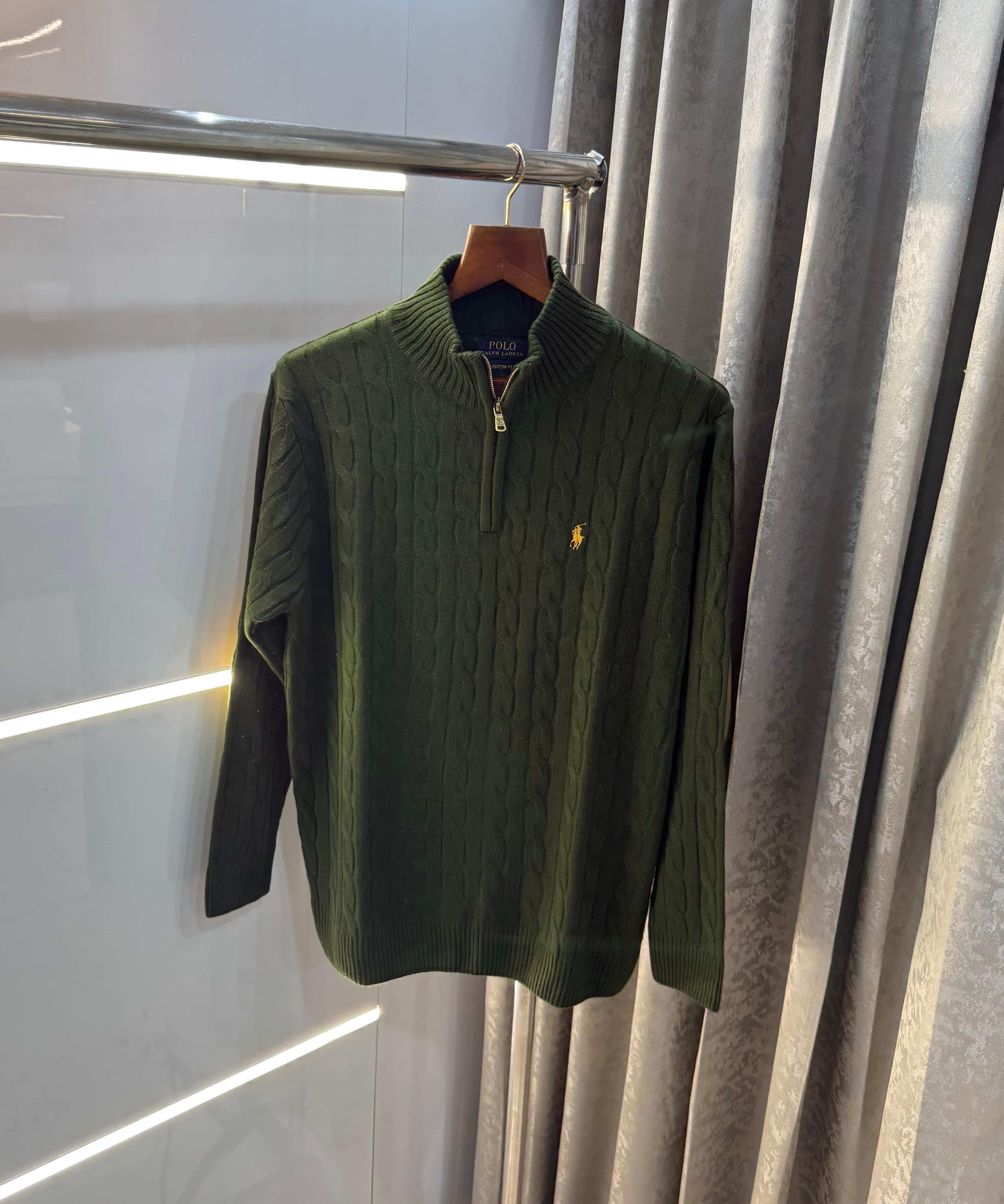 Ralph Laure n bottle green  elbow  Print Premium Sweatshirt Secondary image