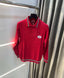 Gucc i Red Logo Work Imported Knitted Polo T-Shirt