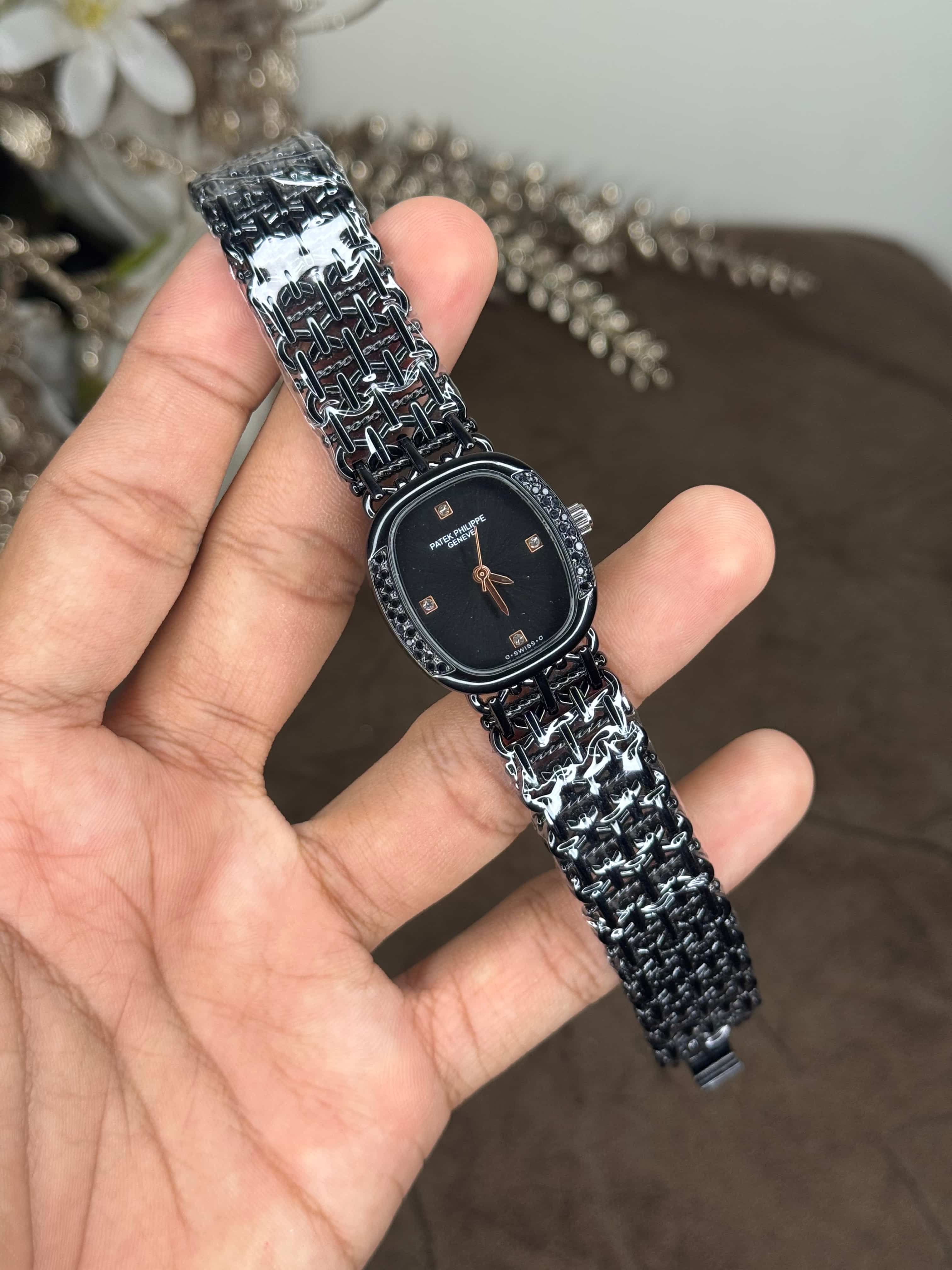 Patek  Philippe All Black Premium Ladies Watch