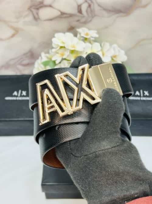 aRMAnI EXCHANGE PREMIUM QUALITY IMPORTED REVERSIBLE BELT WITH OG BOX AX-506 Main image