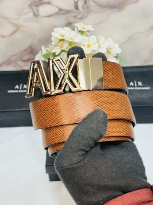 aRMAnI EXCHANGE PREMIUM QUALITY IMPORTED REVERSIBLE BELT WITH OG BOX AX-506 Secondary image