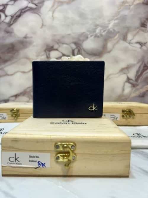 CK CALVI N KLEIN PREMIUM QUALITY IMP ExTRA SOFT MATERIAL WITH OG WOODEN BOX BLACK CK-108 Main image