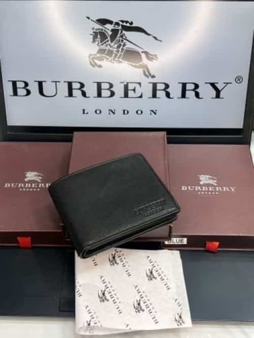 BB BURBERR Y PREMIUM QUALITY IMPORTED E·xTRA SOFT WALLET WITH OG BOX BB-701