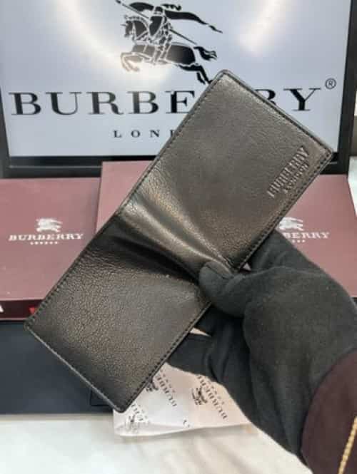 BB BURBERR Y PREMIUM QUALITY IMPORTED E·xTRA SOFT WALLET WITH OG BOX BB-701