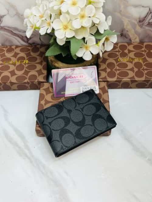 COAC_H premium quality imported ex.tra soft wallets with og box CH-306