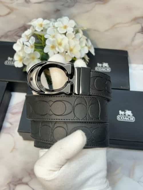 COACH PREMIUM QUALITY REVERSIBLE EMBO-sSED BELT WITH OG BO...x CH-303 Main image