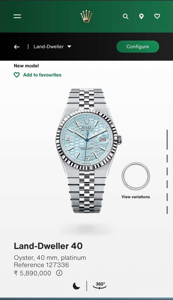 Role x Land Dweller Silver Blue Quartz Premium Watch
