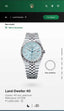 Role x Land Dweller Silver Blue Quartz Premium Watch