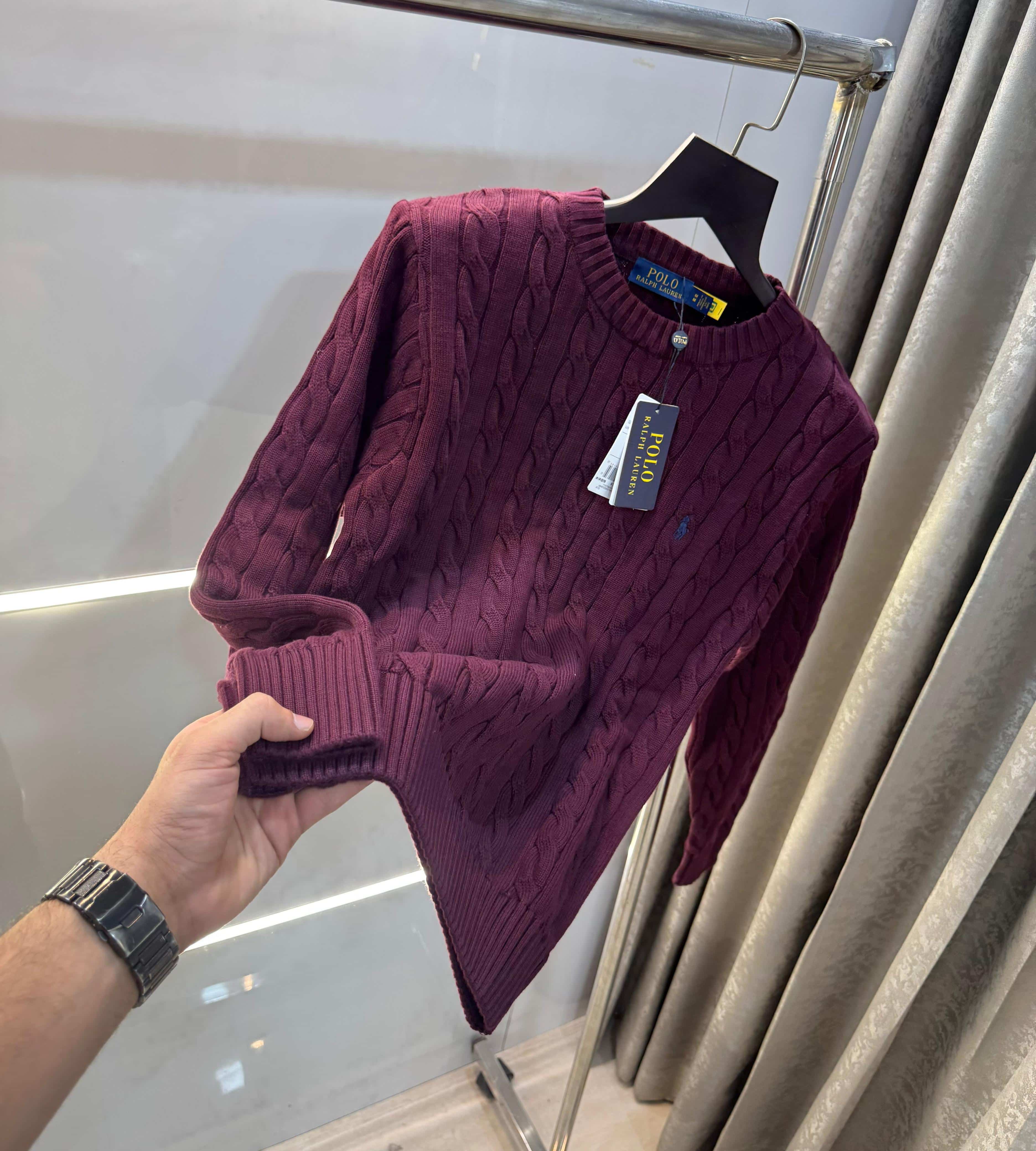 Ralph Laure n wine embroidery Premium Sweatshirt Main image