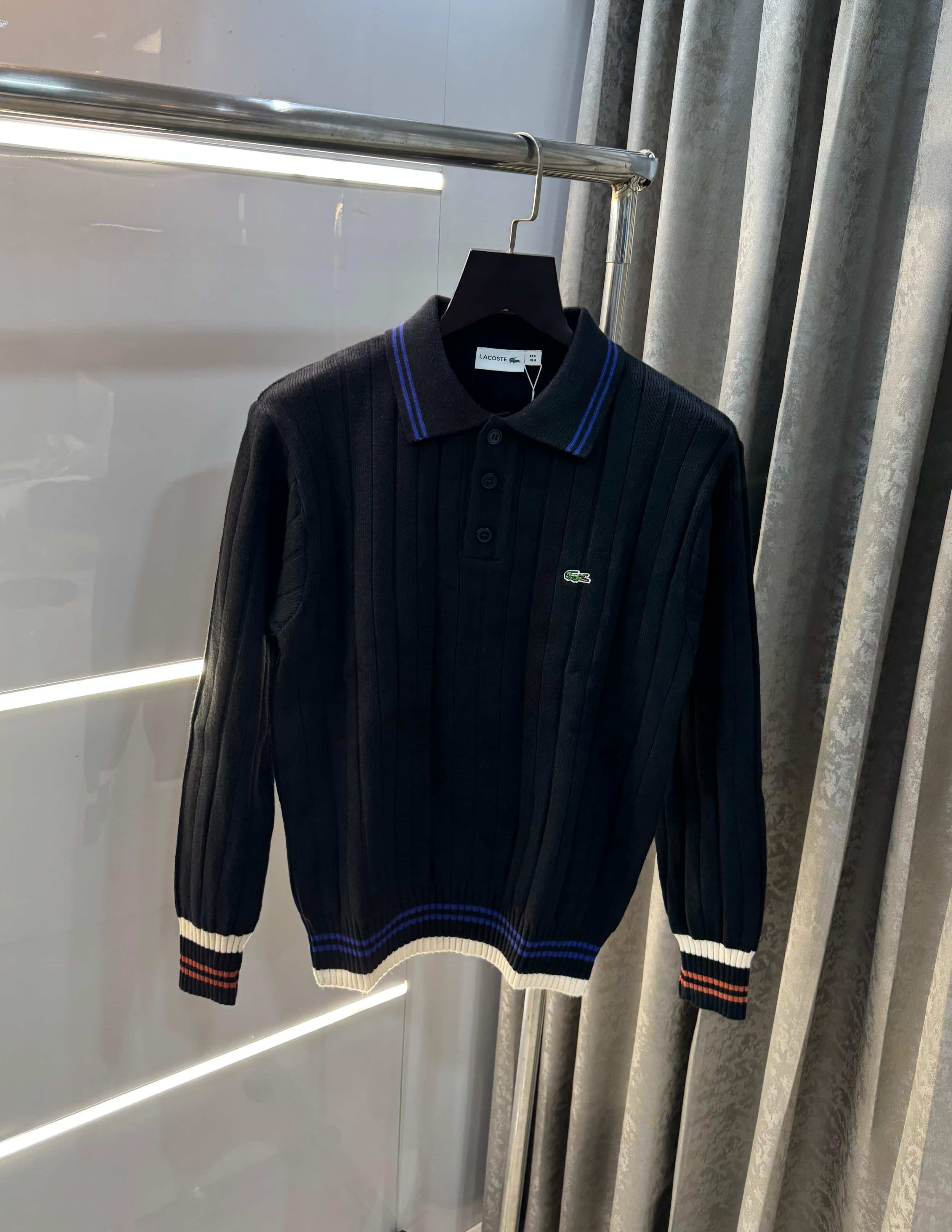 Lacost e Black Imported Knitted Pull Over