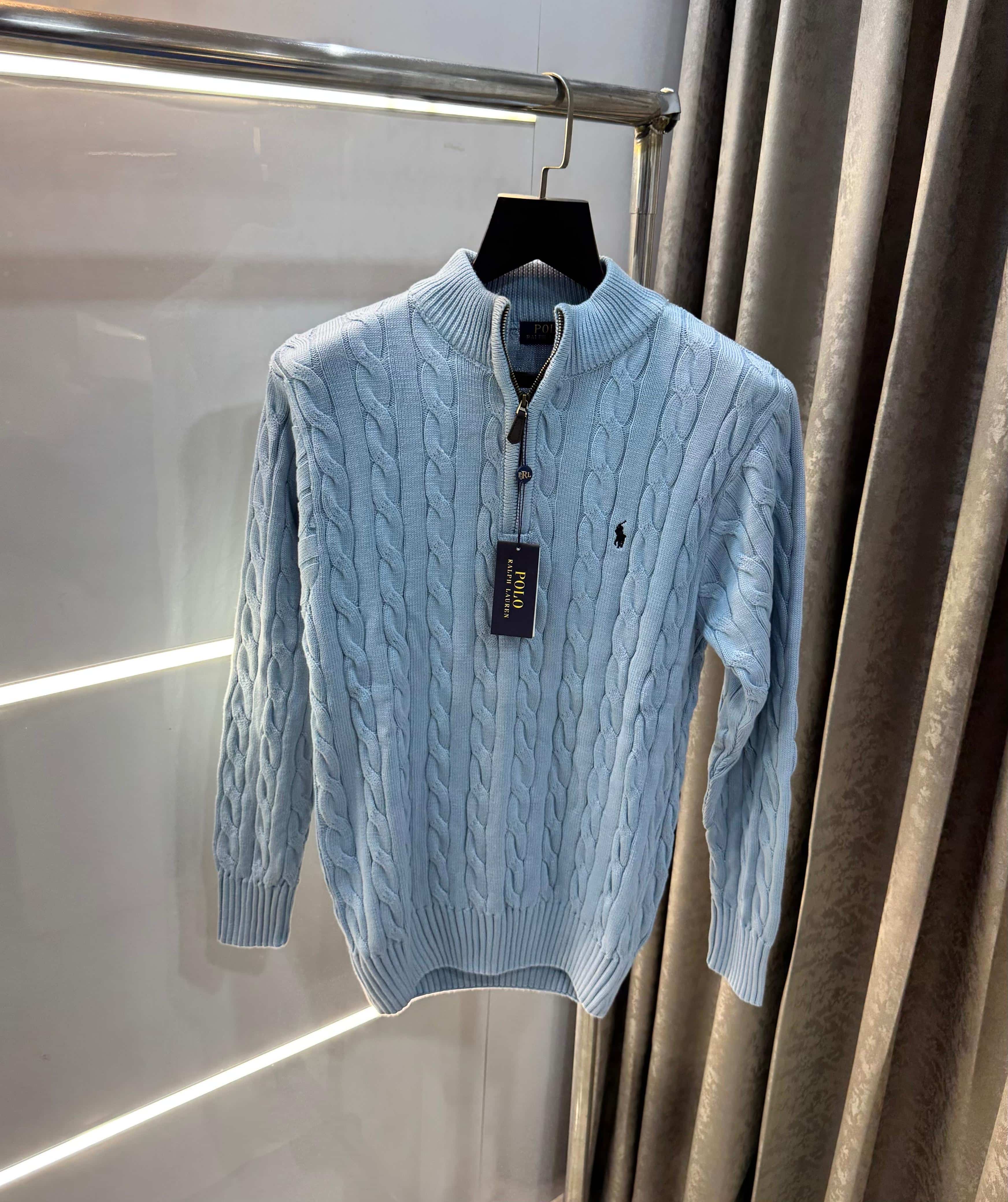 Ralph Laure n sky blue embroidery Premium Sweatshirt