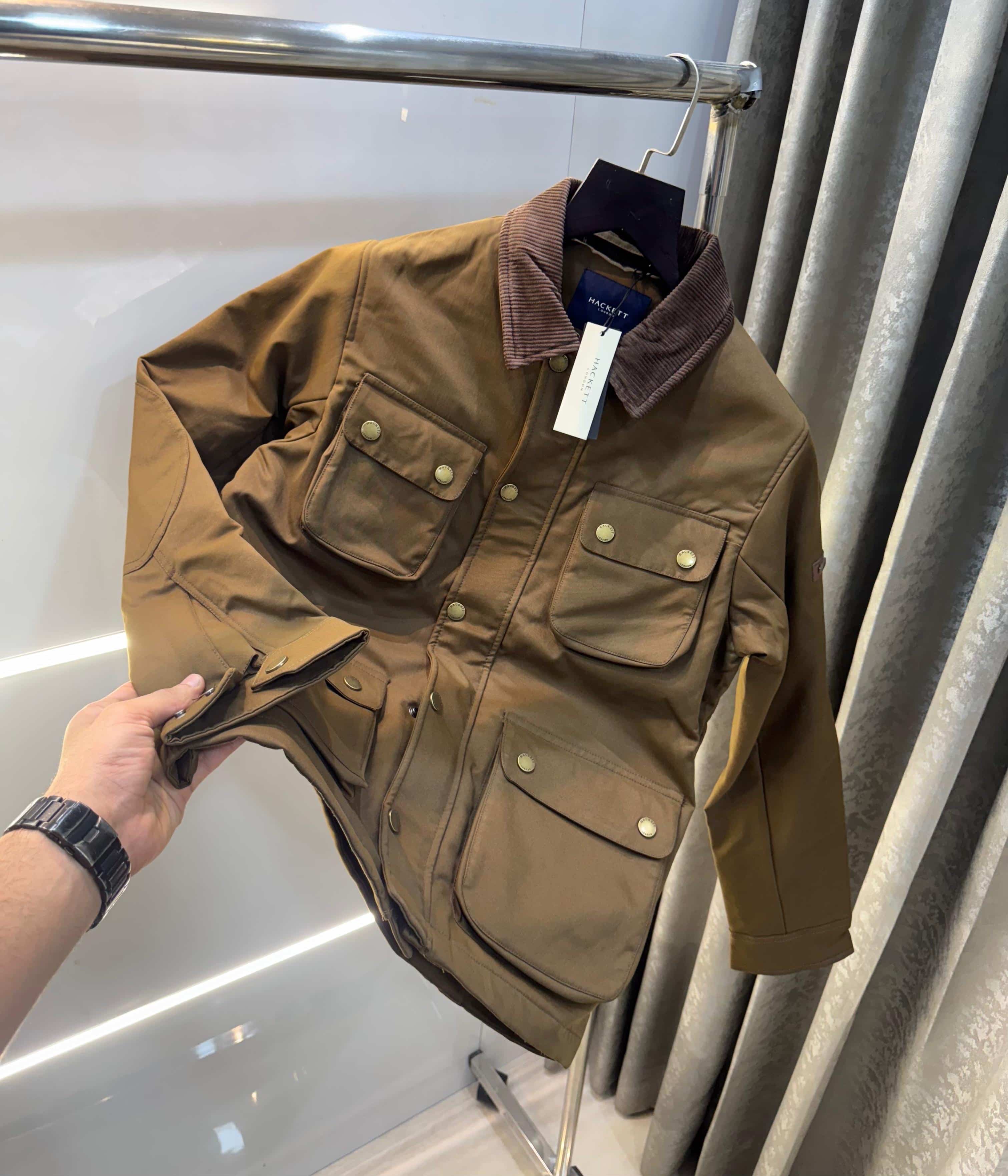 Hacket London Brown Premium Heavy Cotton Jacket Main image