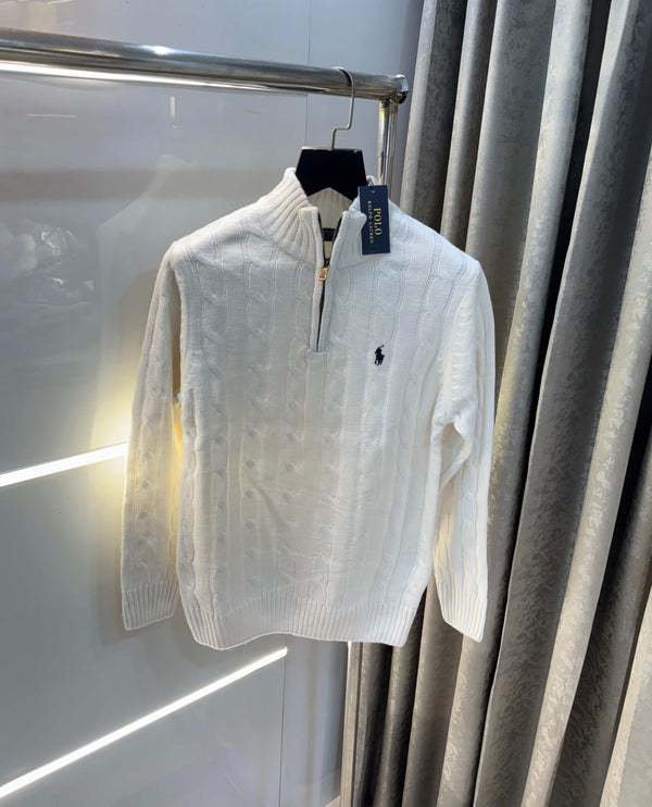 Ralph Laure n white embroidery Premium Sweatshirt