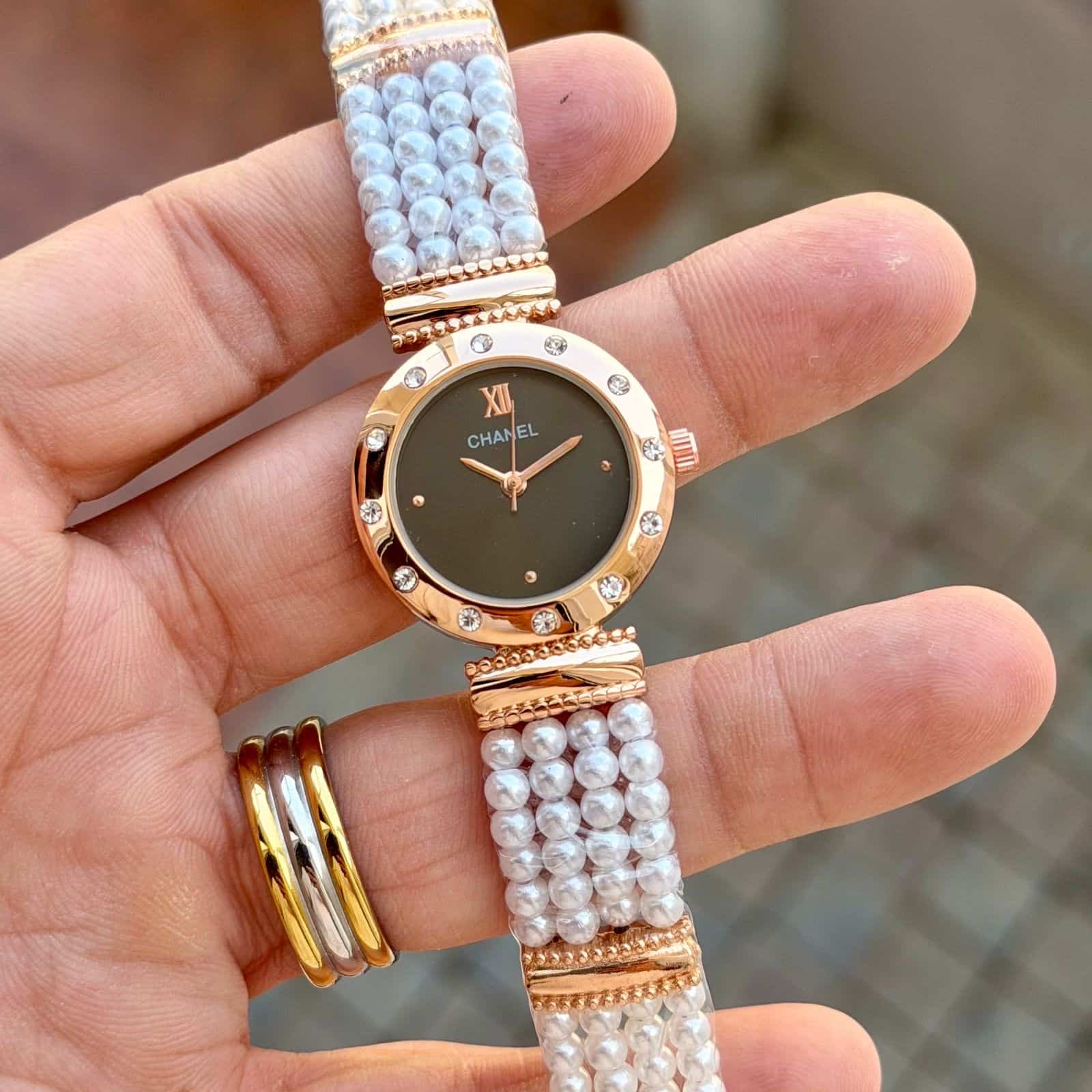 CHANEL_LADIES_ROSE-BLACK Secondary image