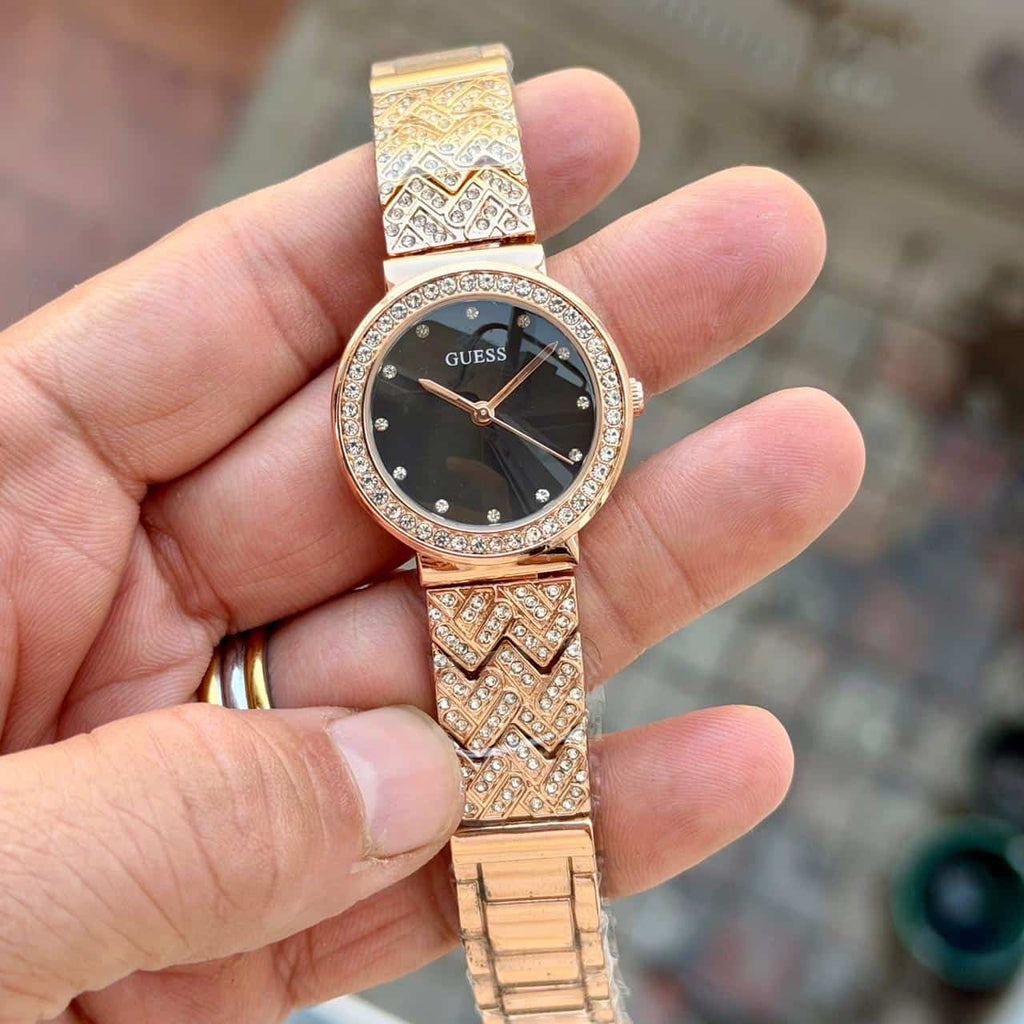 GUESS LADIES _ROSE-BLACK