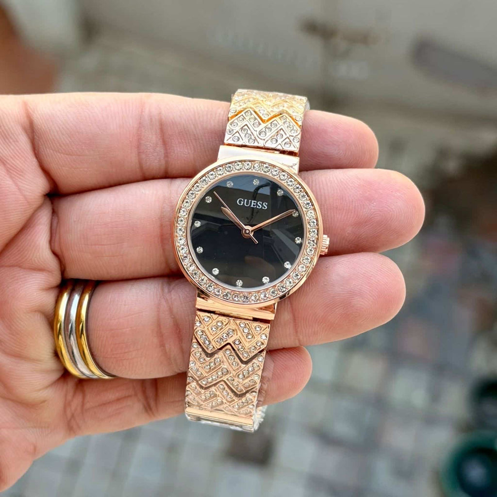 GUESS LADIES _ROSE-BLACK
