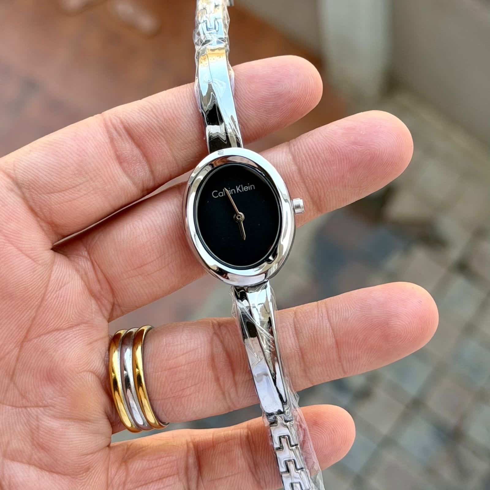 CK LADIES_SILVER-BLACK